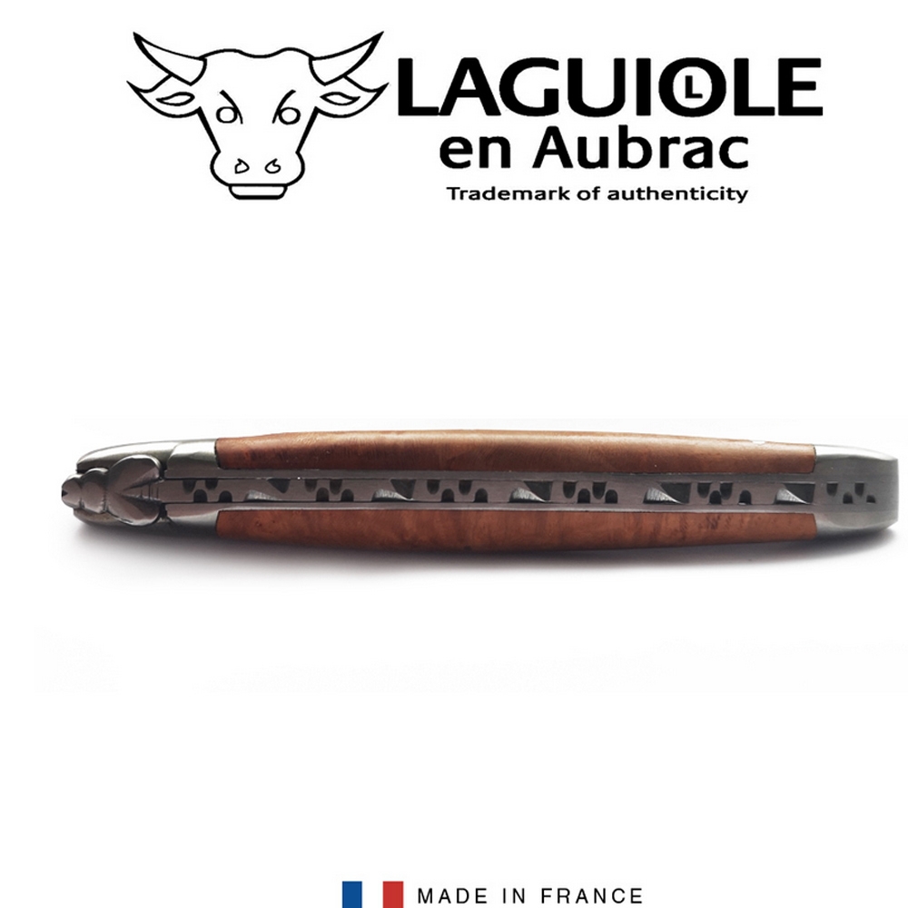 Laguiole - Klapp-/Taschenmesser geschmiedet Bruyere matt