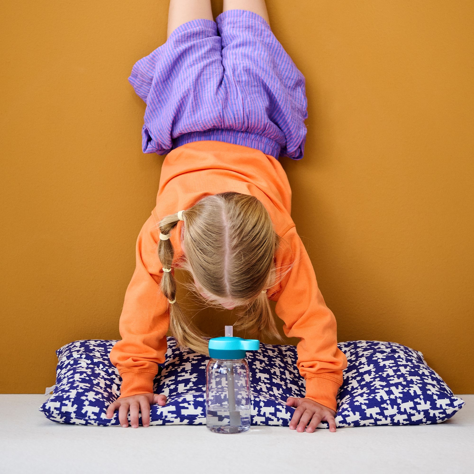 Mepal - Campus - Trinkflasche mit Trinkhalm - cool blue
