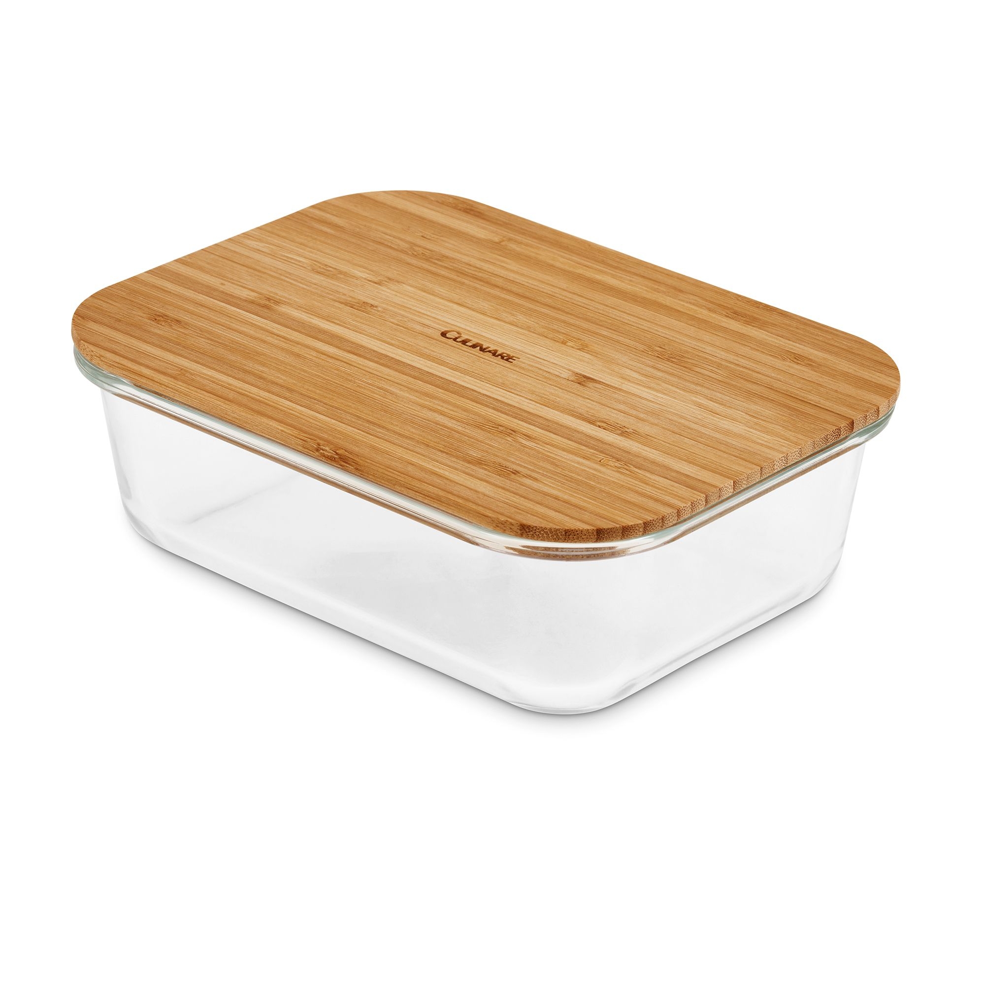 Culinare Naturals - Storage jars with bamboo lids - 1050 ml