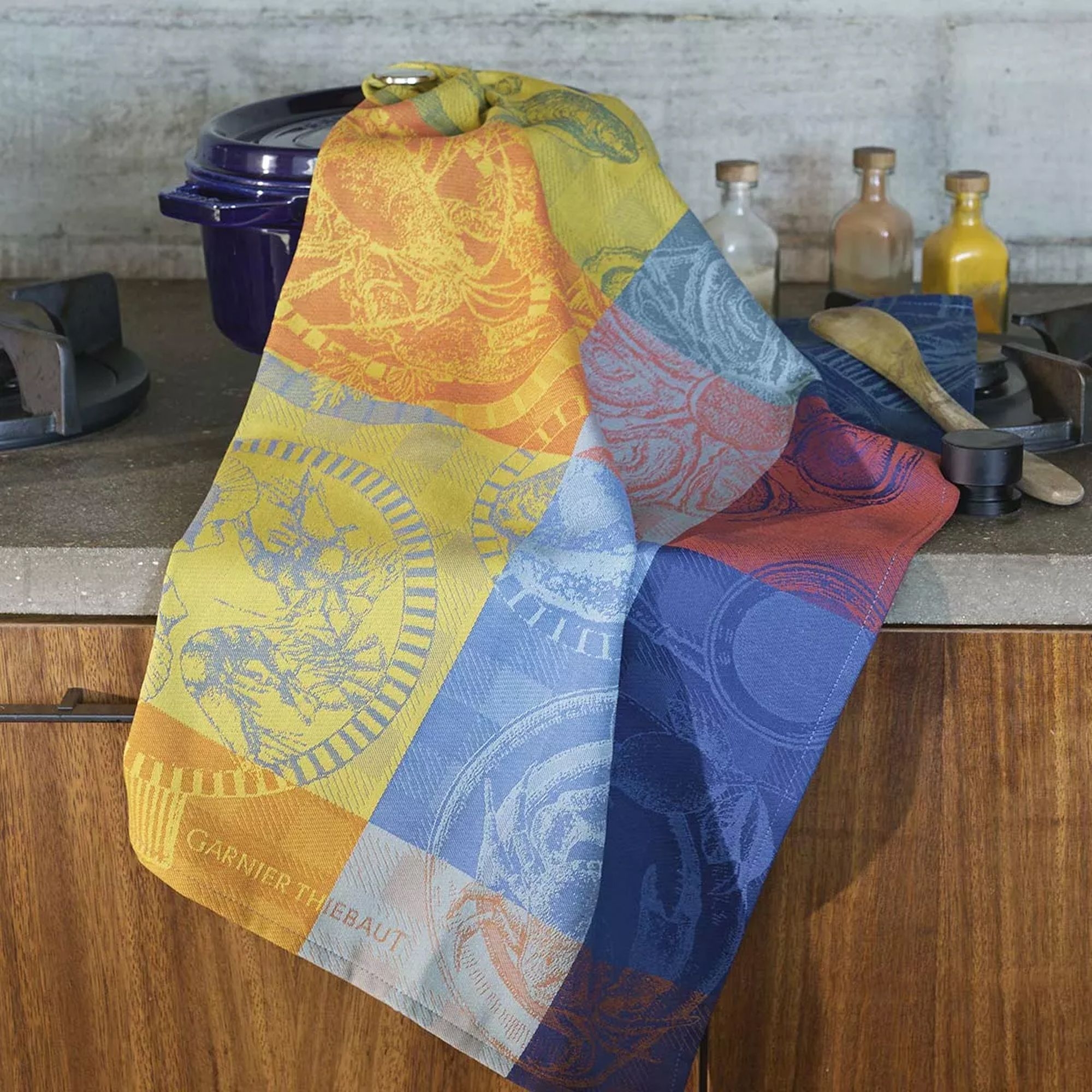 Garnier-Thiebaut Geschirrtuch - Sea Food Citronne Garnier-Thiebaut Geschirrtuch - Sea Food Citronne