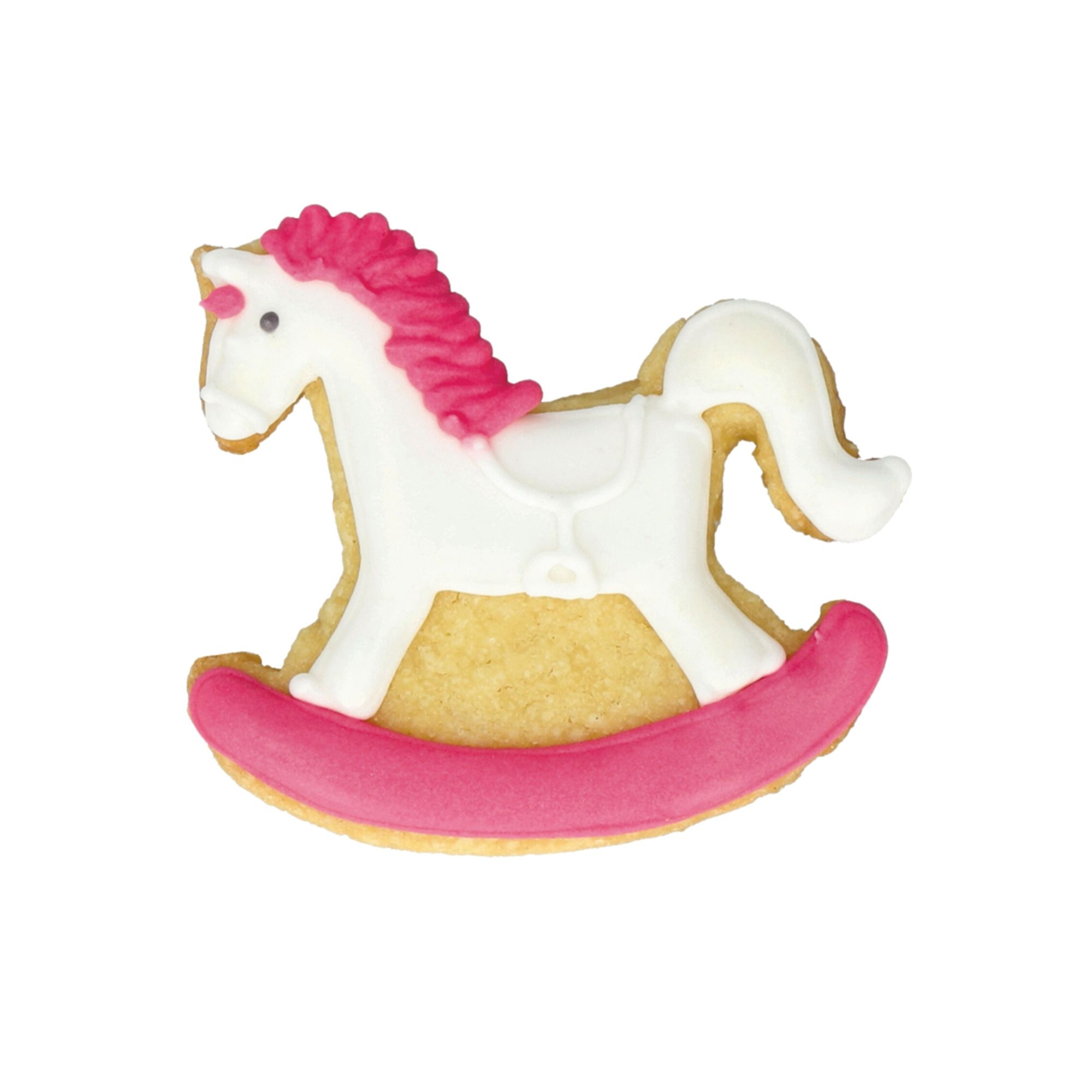 Birkmann - Mini cookie cutter - Rocking horse - 3 cm