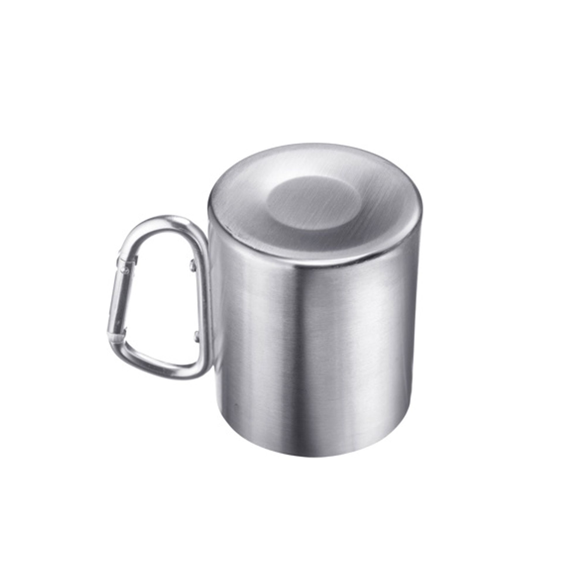 Westmark stainless steel mug with carabiner 300 ml