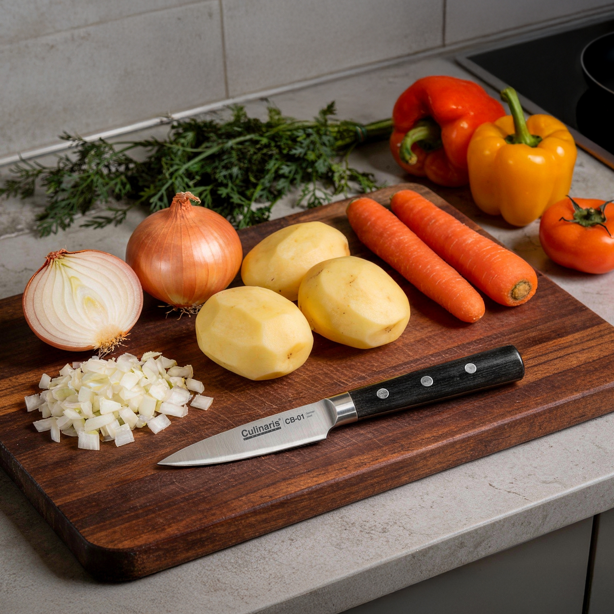 Culinaris CB-01 paring knife for peeling vegetables