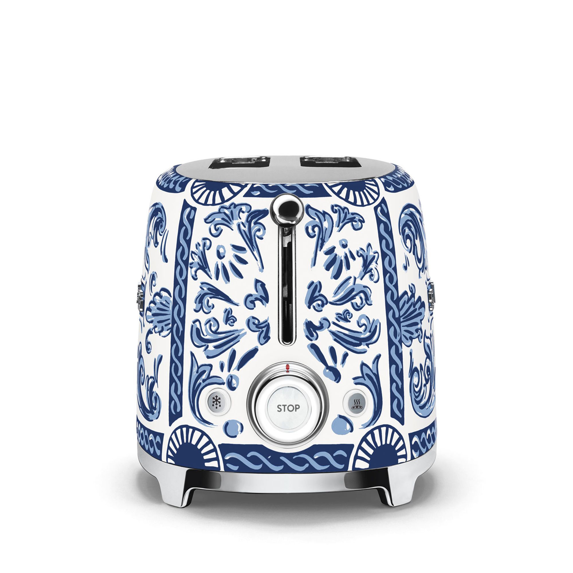 Smeg - 2-Scheiben-Toaster Kompakt - Dolce & Gabbana Blu Mediterraneo