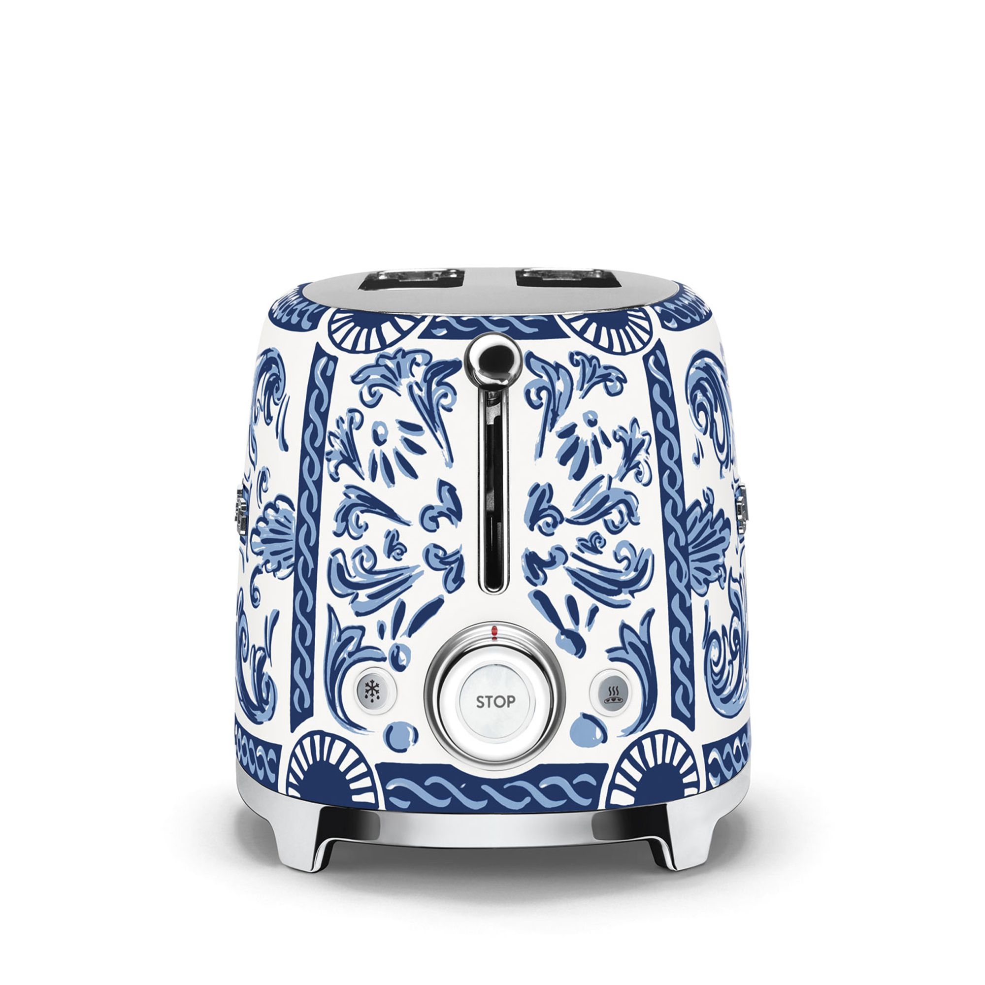 Smeg - 2-slices toaster compact - Dolce & Gabbana Blu Mediterraneo Smeg - 2-slices toaster compact - Dolce & Gabbana Blu Mediterraneo