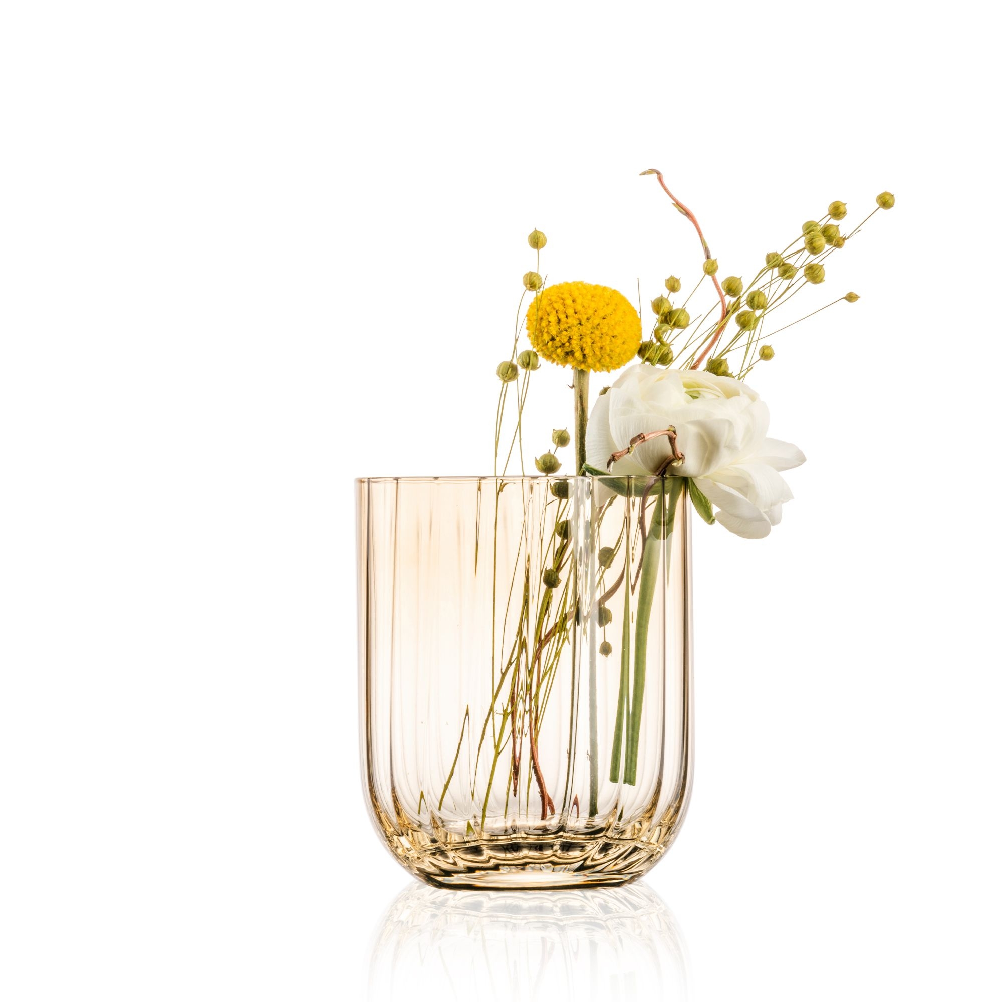 Zwiesel Glas - Vase+Windlicht-Set Dialogue - Taupe
