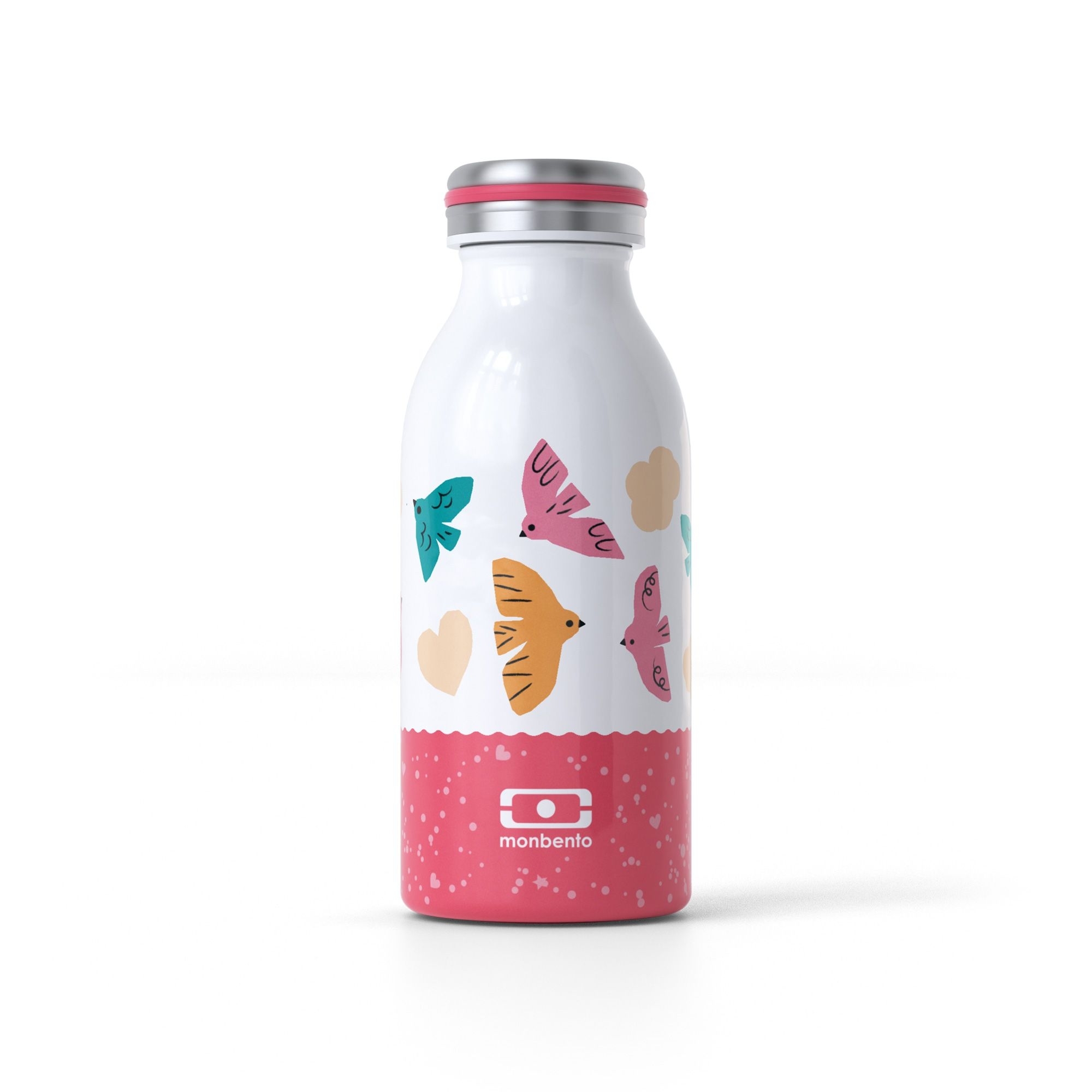 monbento - MB isotherme Trinkflasche Cooly rosa Birds monbento - MB isotherme Trinkflasche Cooly rosa Birds