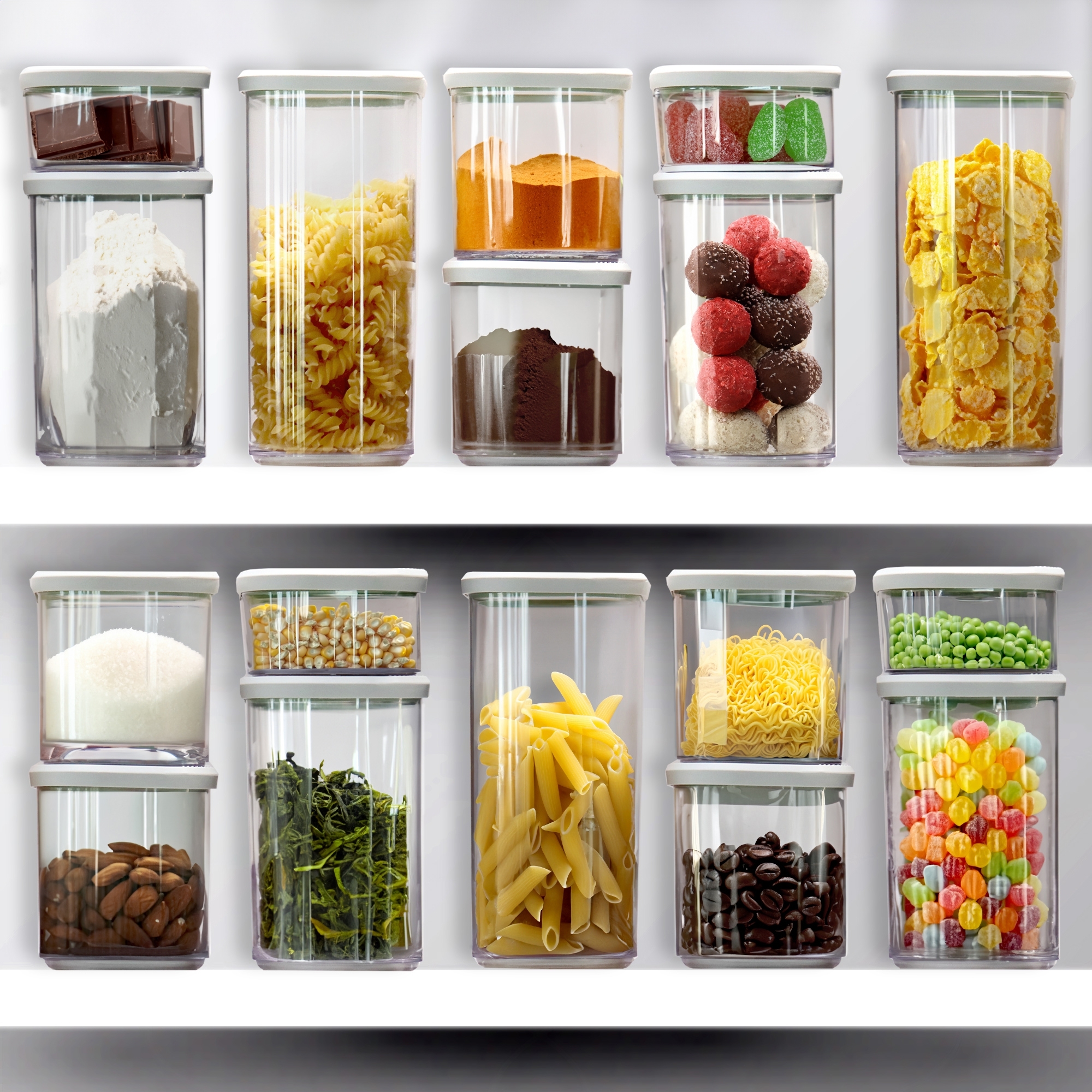 3 x Vorratsdosen-Set - 15 teilig | Culinaris 3 x Vorratsdosen-Set - 15 teilig | Culinaris