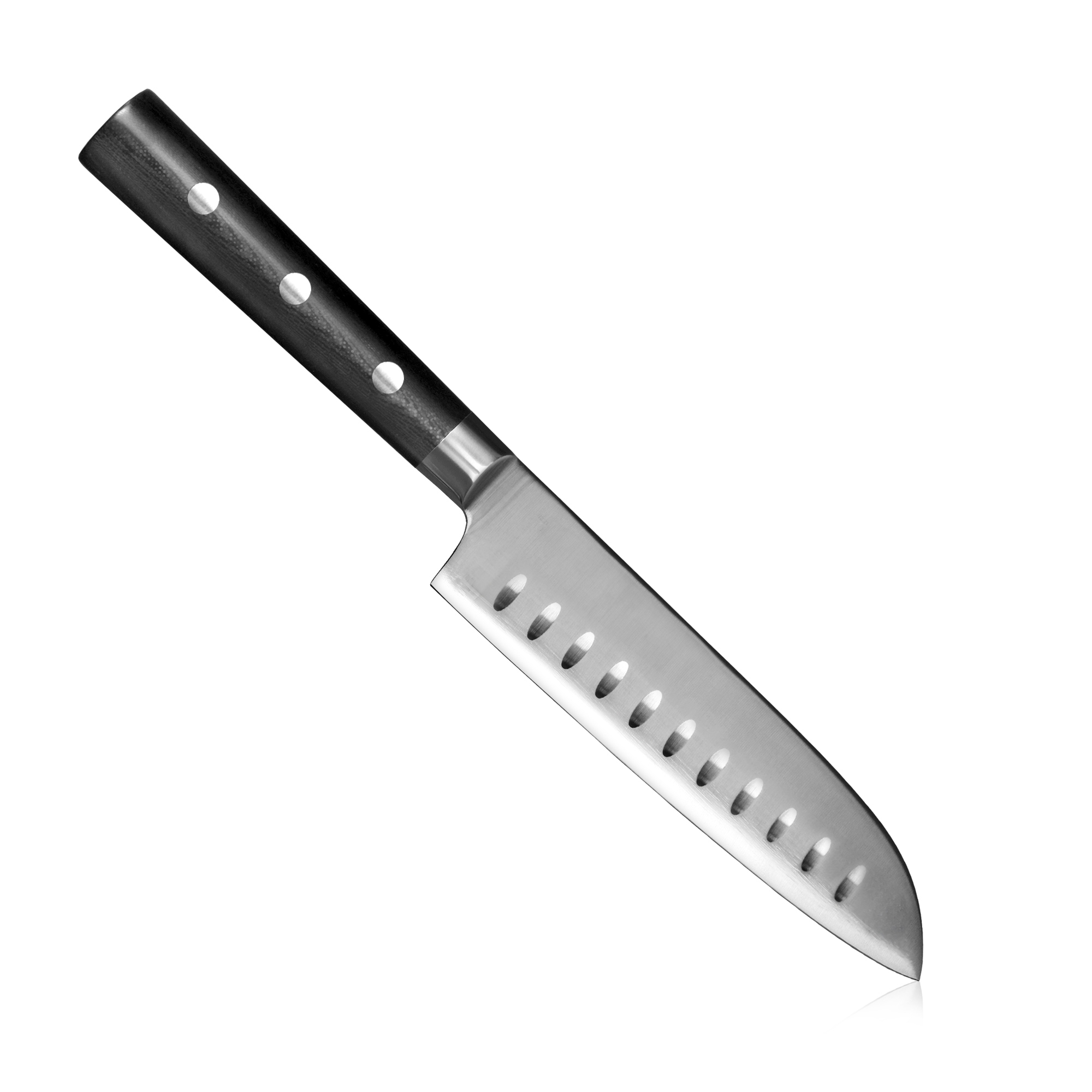 Santoku klein - Black Serie - 13 cm - CB-04 | Culinaris Santoku klein - Black Serie - 13 cm - CB-04 | Culinaris