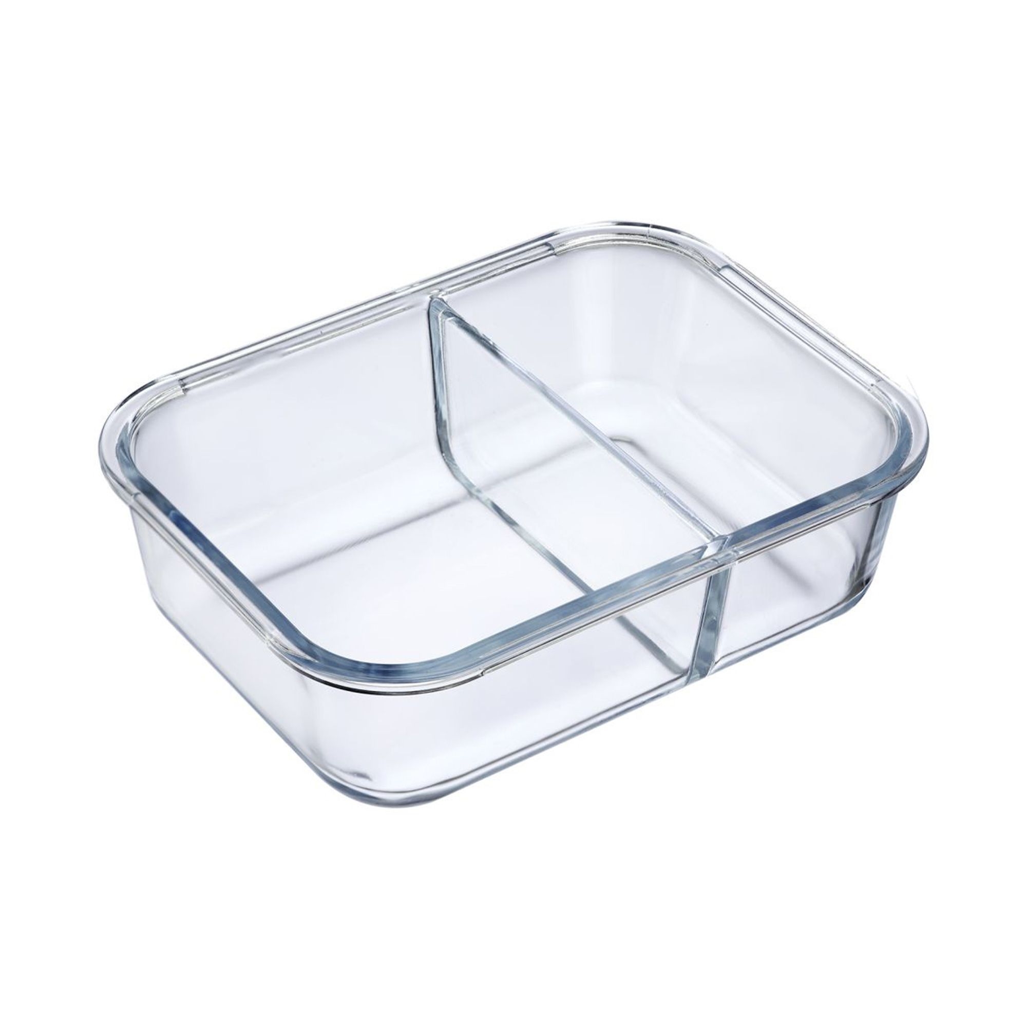 Westmark - Glass food storage box 1380 ml, with 2 separate compartment