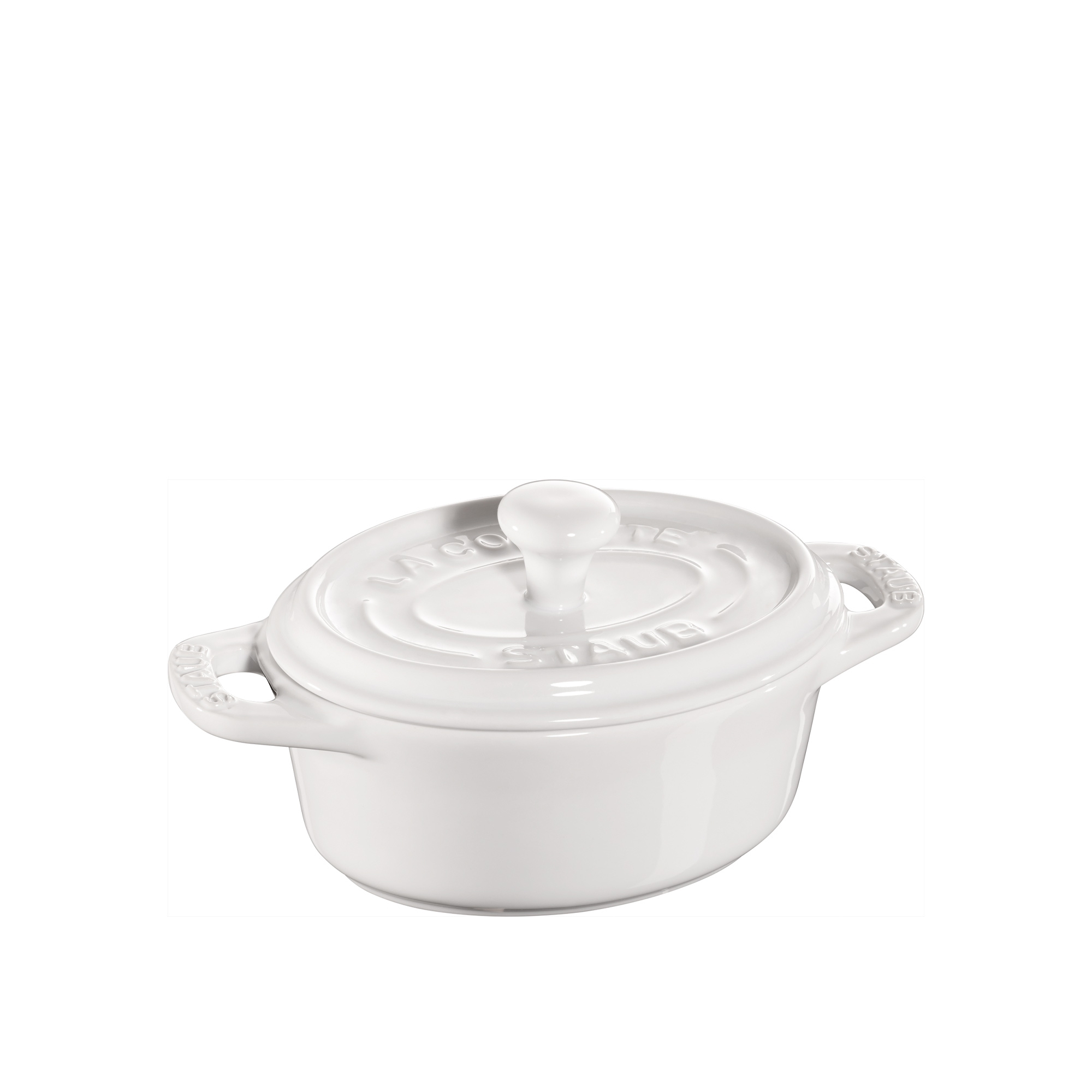STAUB - Mini Cocotte | oval | 11 cm | weiß