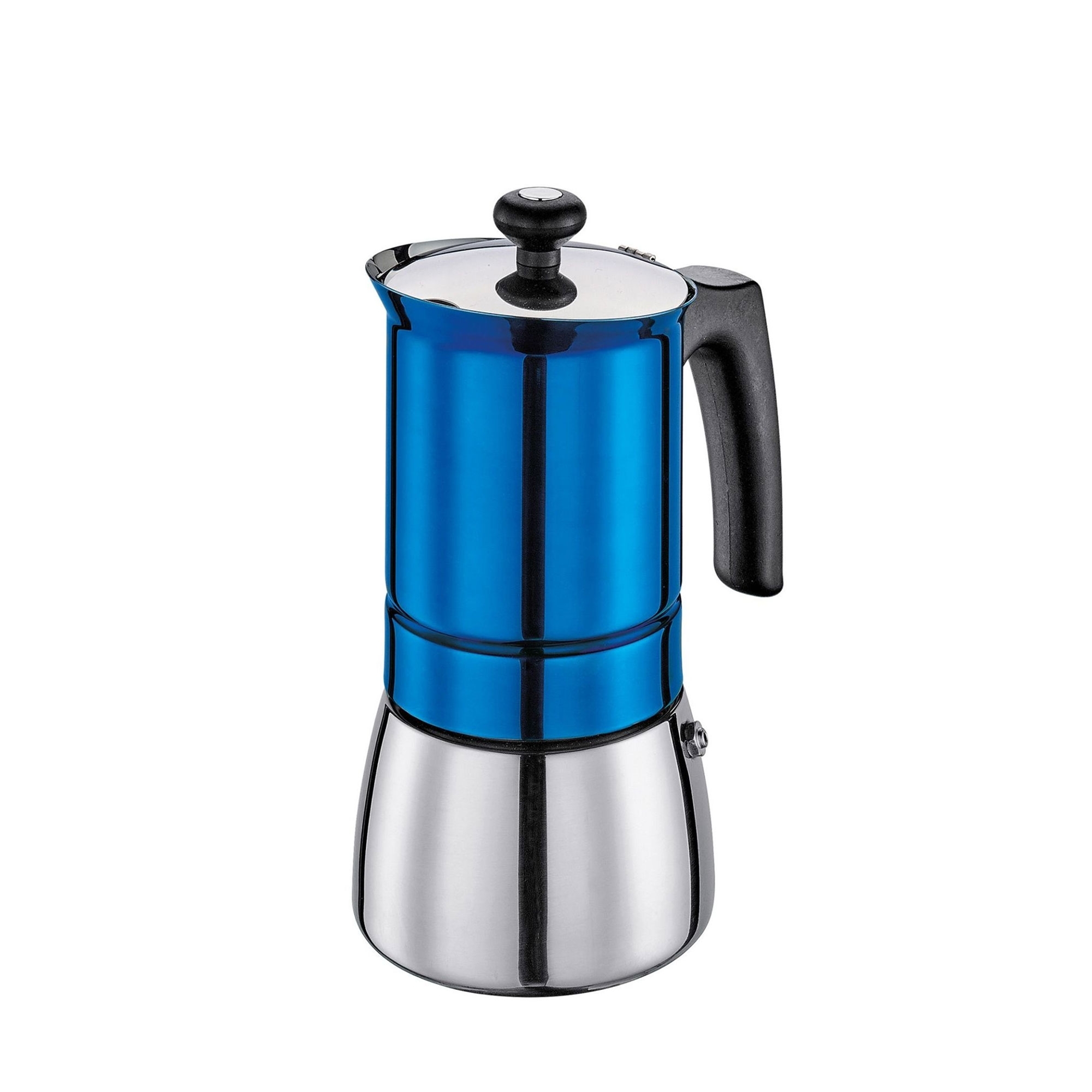 Cilio - espresso maker TOSCA - Edelstahl blue, 6 cups Cilio - espresso maker TOSCA - Edelstahl blue, 6 cups