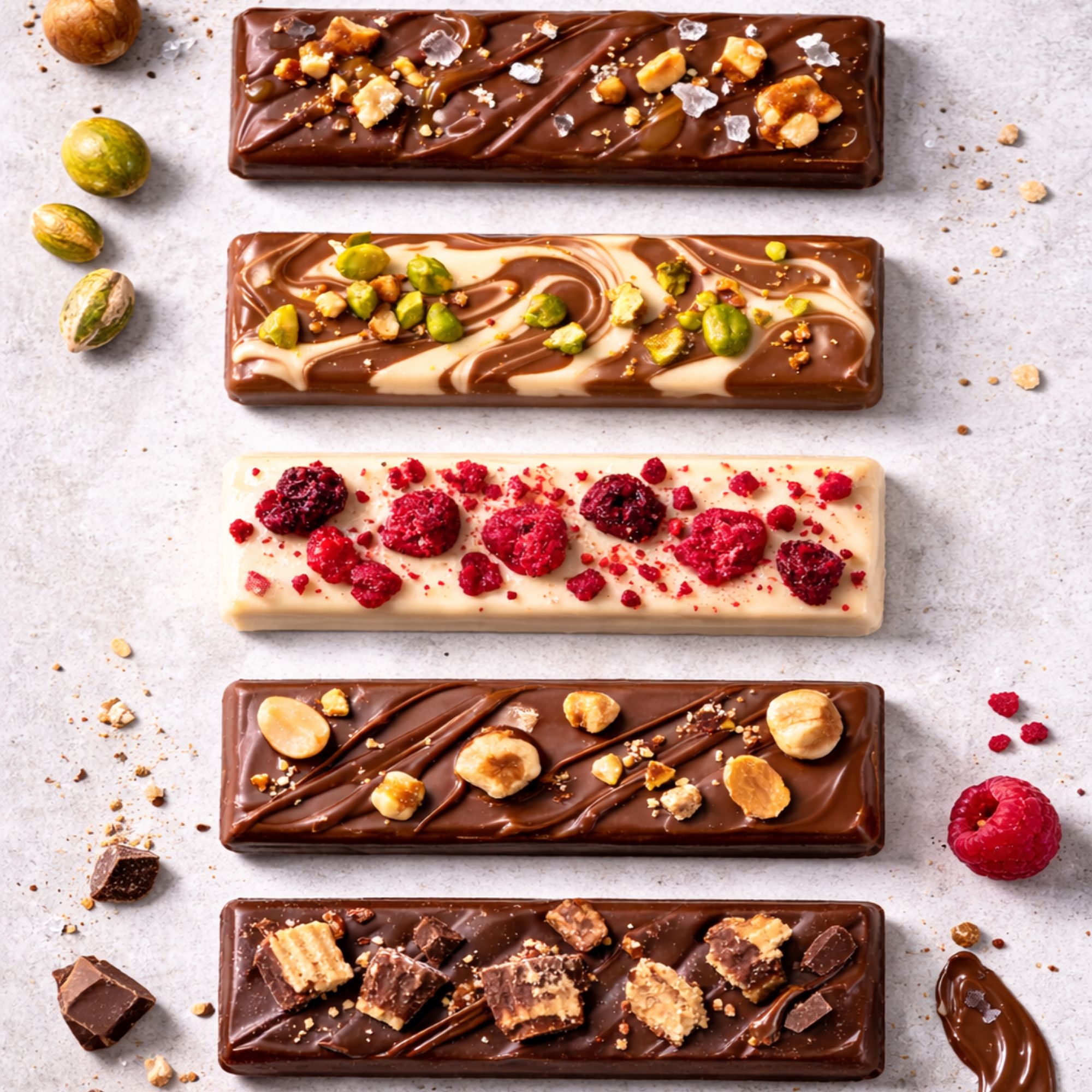 Birkmann - Silicone Mould for chocolate bars - 5 pieces