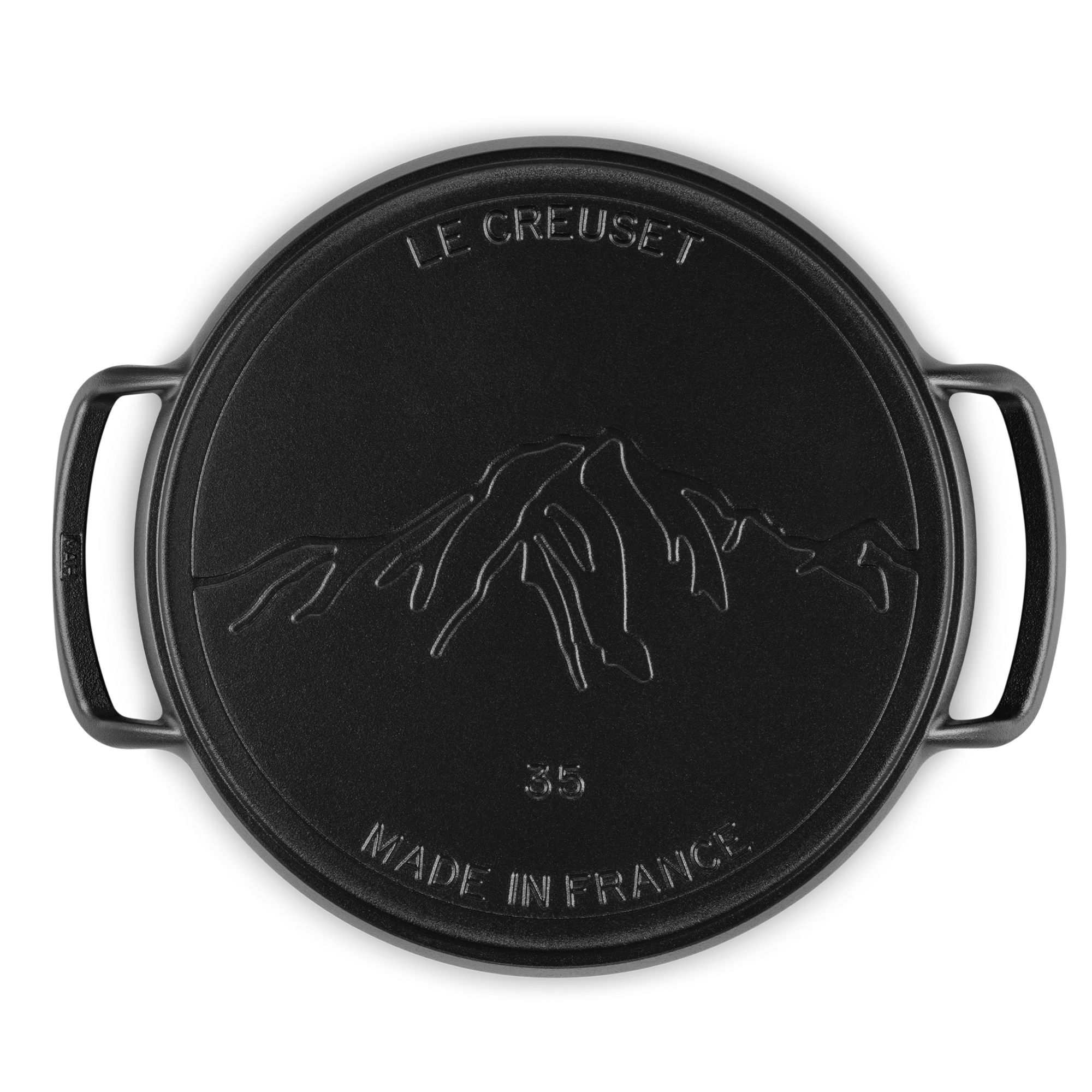 Le Creuset - Pizza pan round 35 cm - black matt - BBQ Outdoor Le Creuset - Pizza pan round 35 cm - black matt - BBQ Outdoor