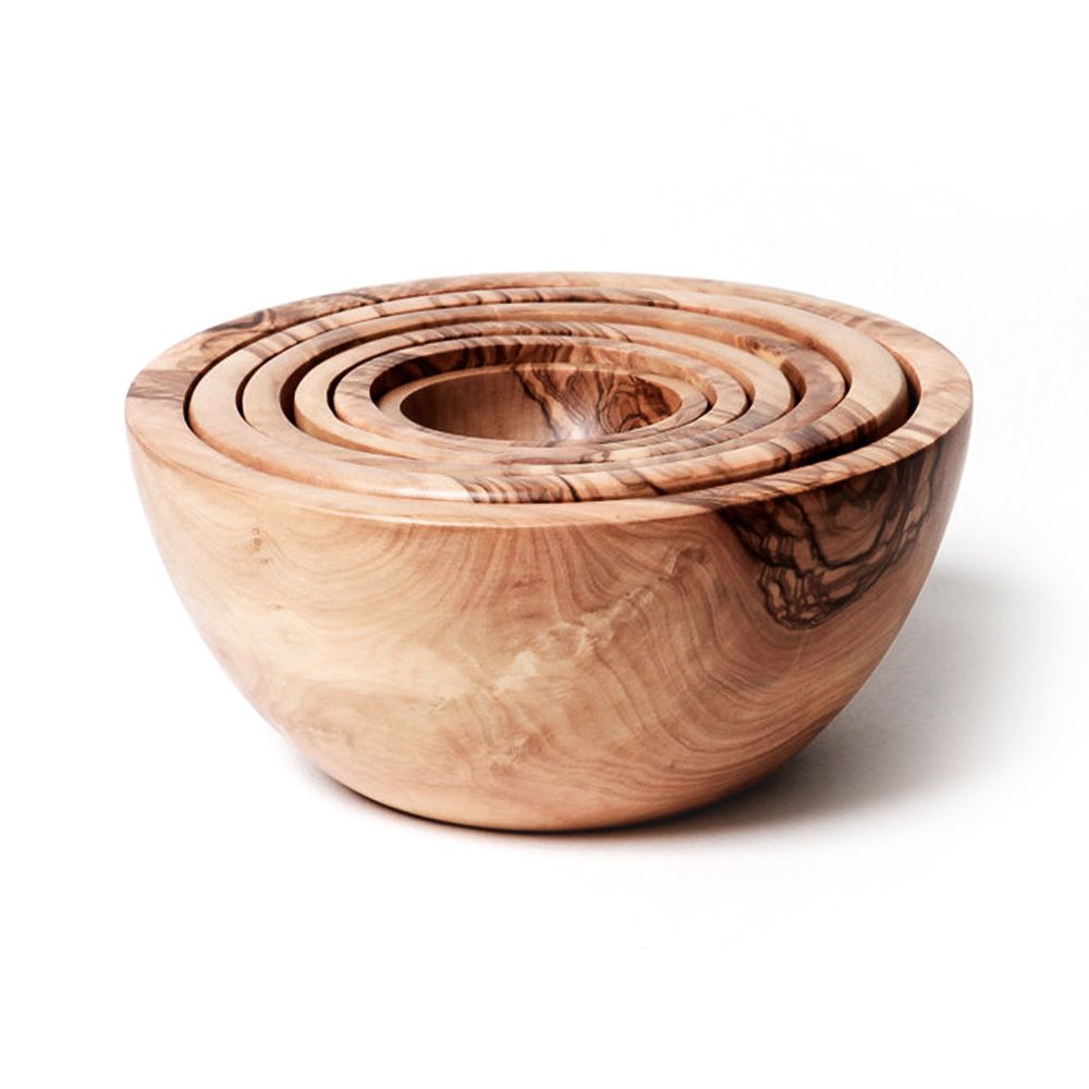 BÉRARD - Set of 6 bowls - olive wood