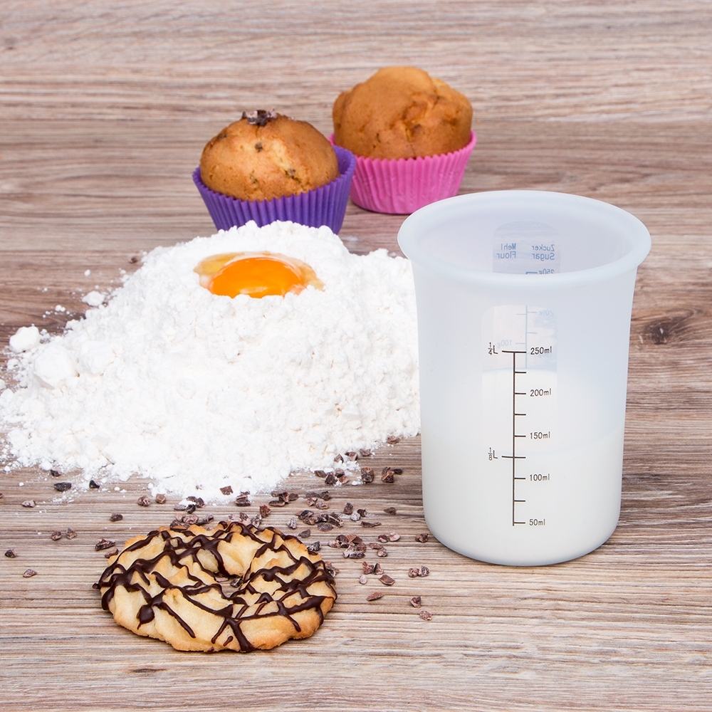 Städter - Messbecher - Transparent - Silikon Städter - Messbecher - Transparent - Silikon