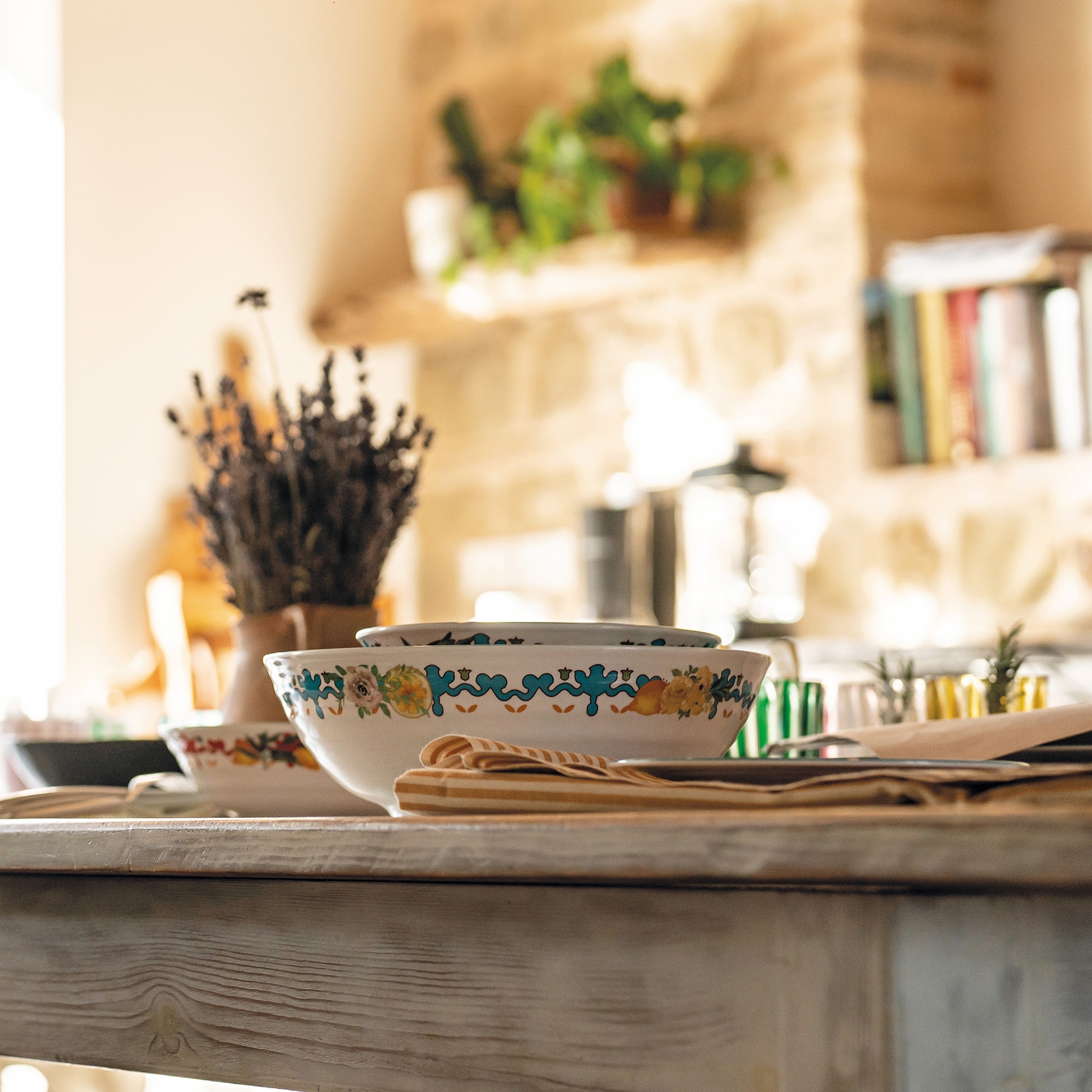 Guzzini - Bowl Ø 30 cm 'Flower&Lemon'