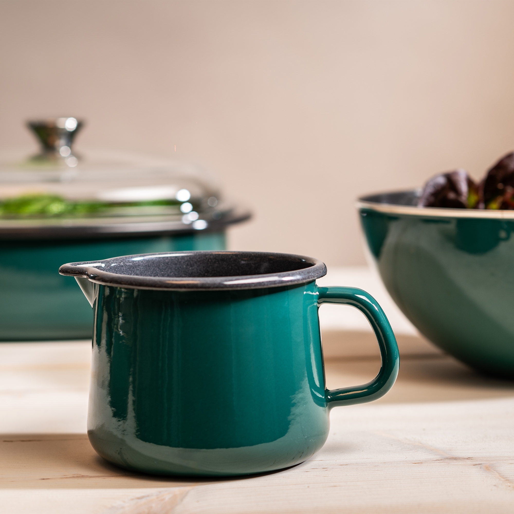 Riess NOUVELLE - Teal - Schnabeltopf Ø 12cm