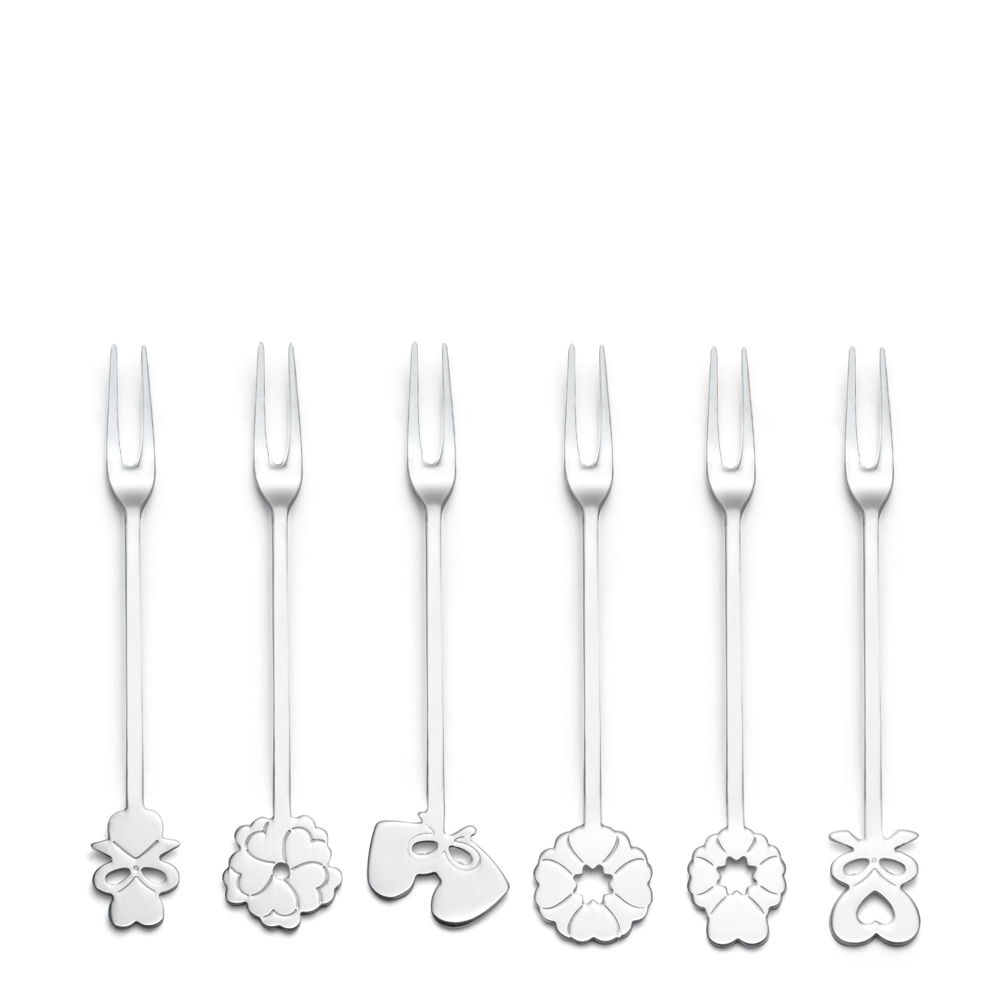 Guzzini - Aperitif forks set of 6 "LOVE" Guzzini - Aperitif forks set of 6 "LOVE"