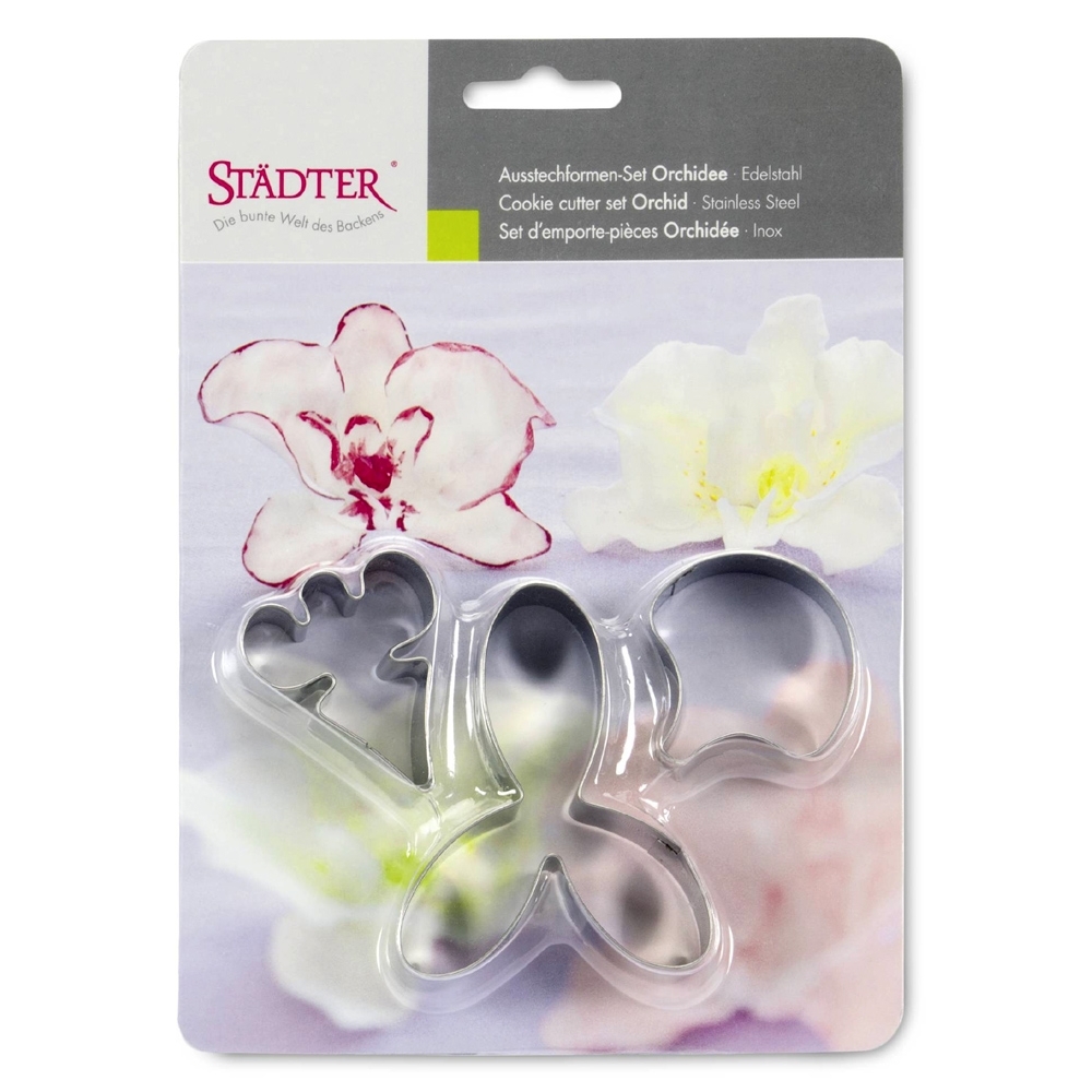 Städter - Ausstecherset Orchidee - Set 3-teilig