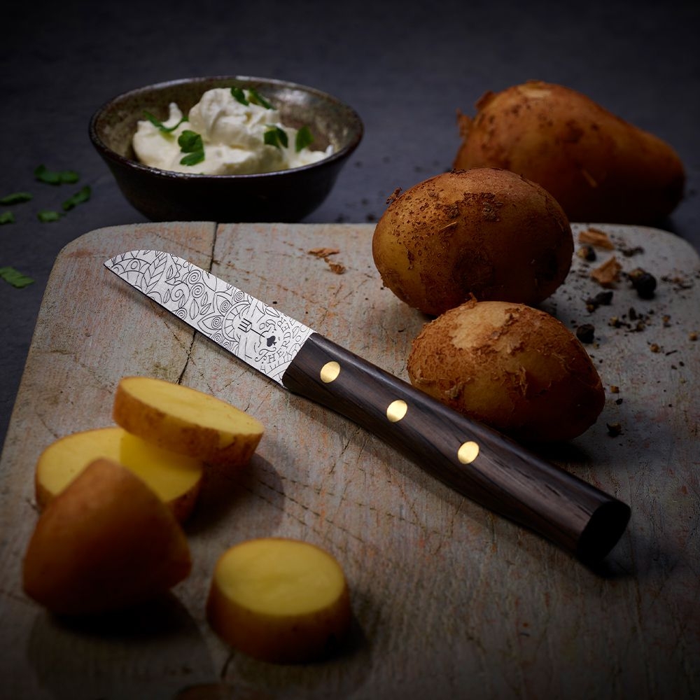 Friedr. Herder - paring knife decor Flowers Friedr. Herder - paring knife decor Flowers