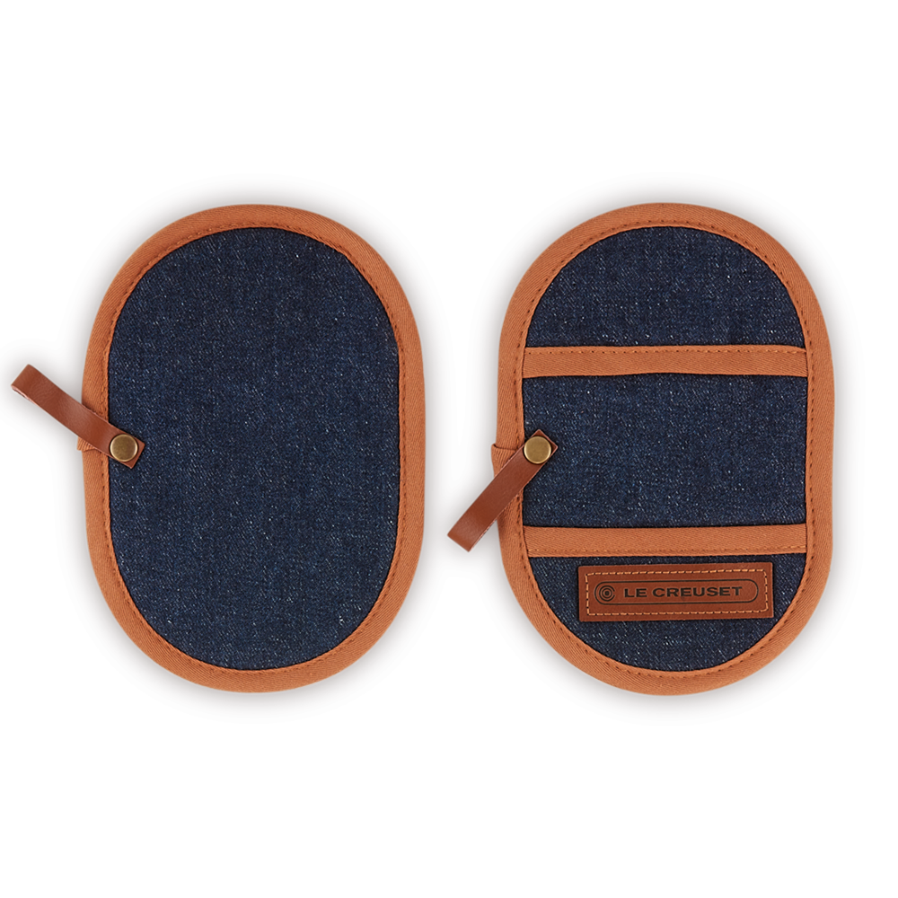 Le Creuset - Fingertip Potholders Set of 2 -  Denim