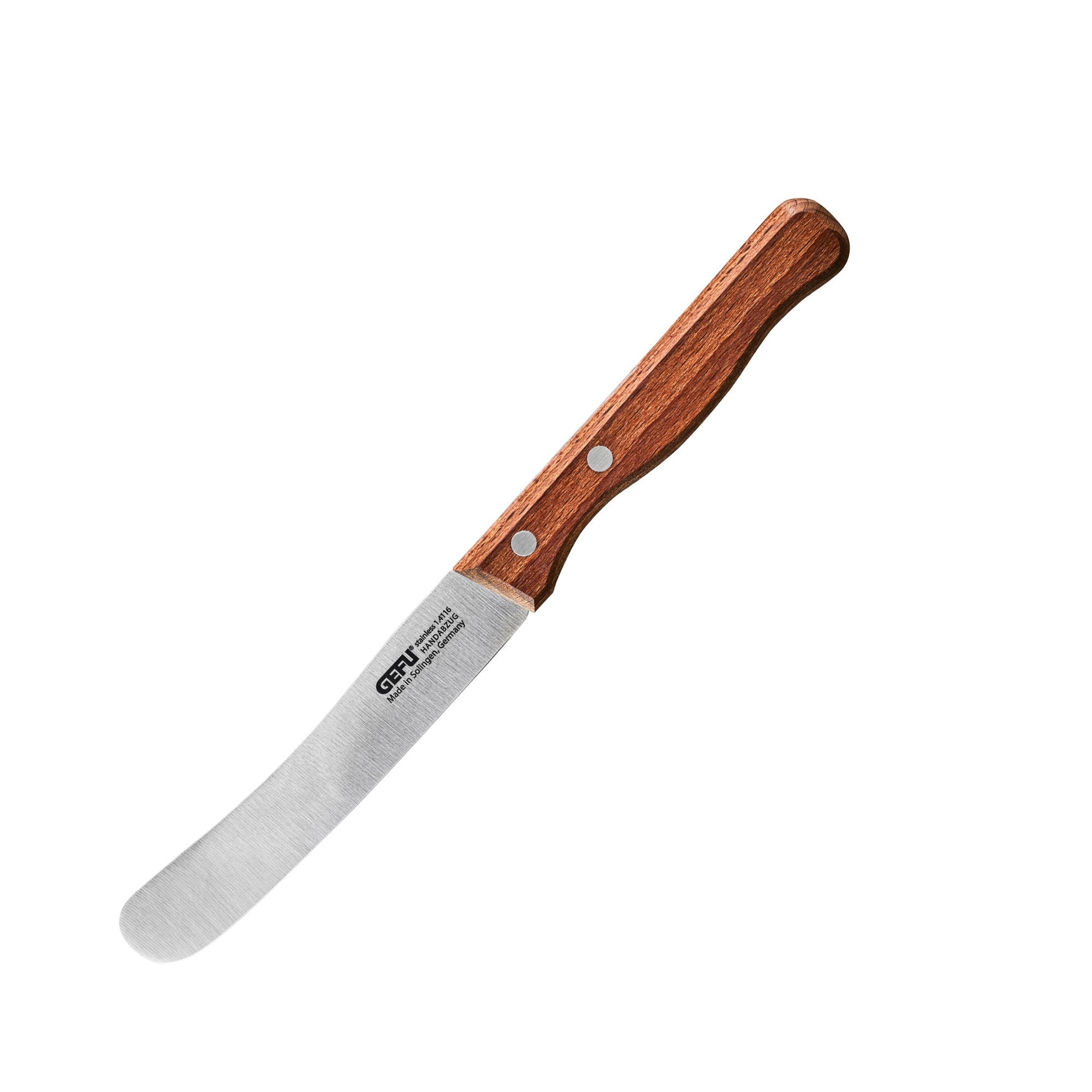 Gefu - Buckelsmesser STULLE Walnussholz 11cm