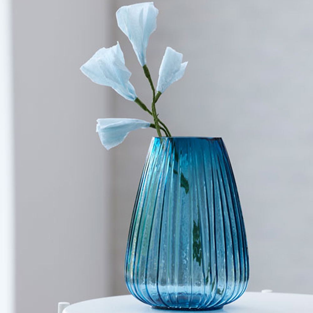 Bitz - Kusintha Vase - 22 cm - dark blue