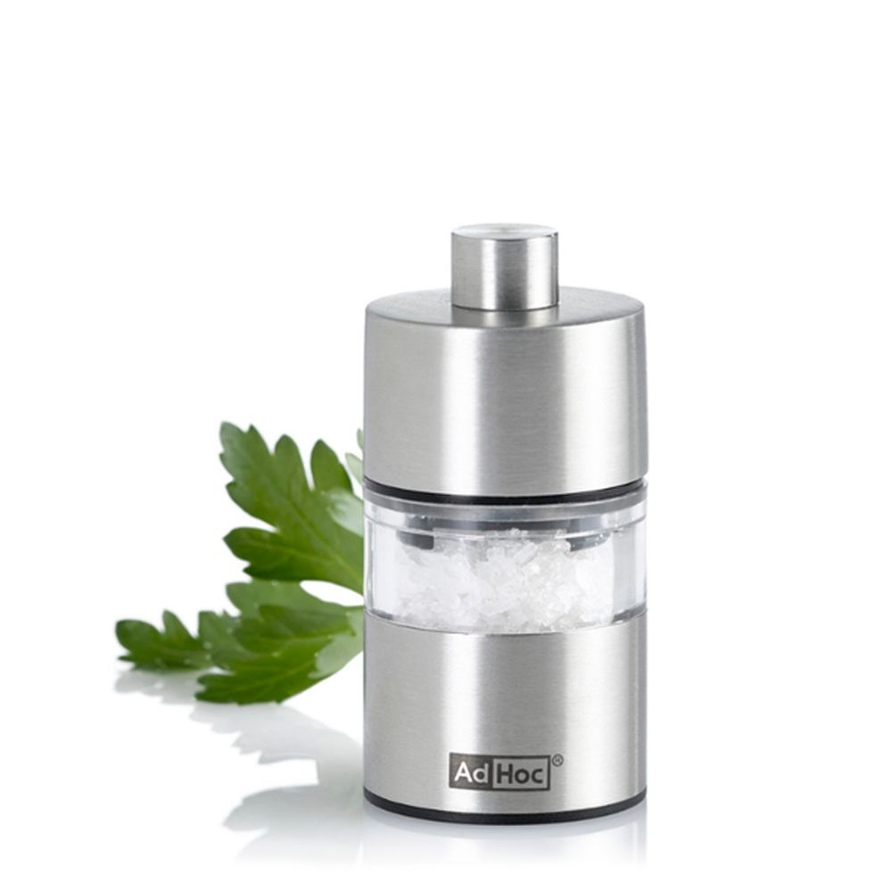 AdHoc MINIMILL mini stainless steel salt or pepper mill
