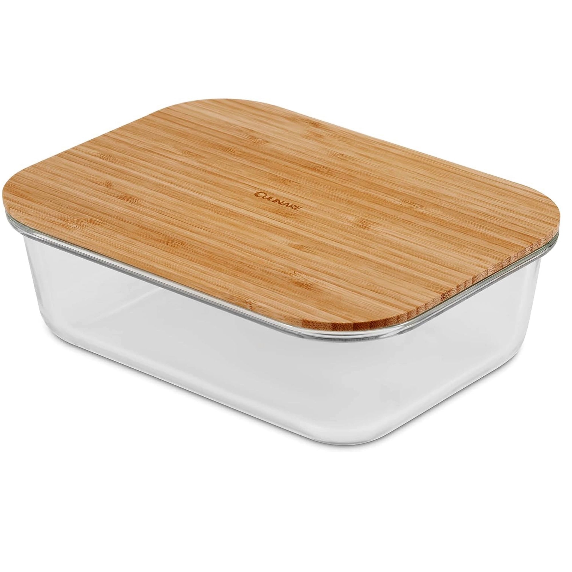 Culinare Naturals - Storage jars with bamboo lids - 1520 ml