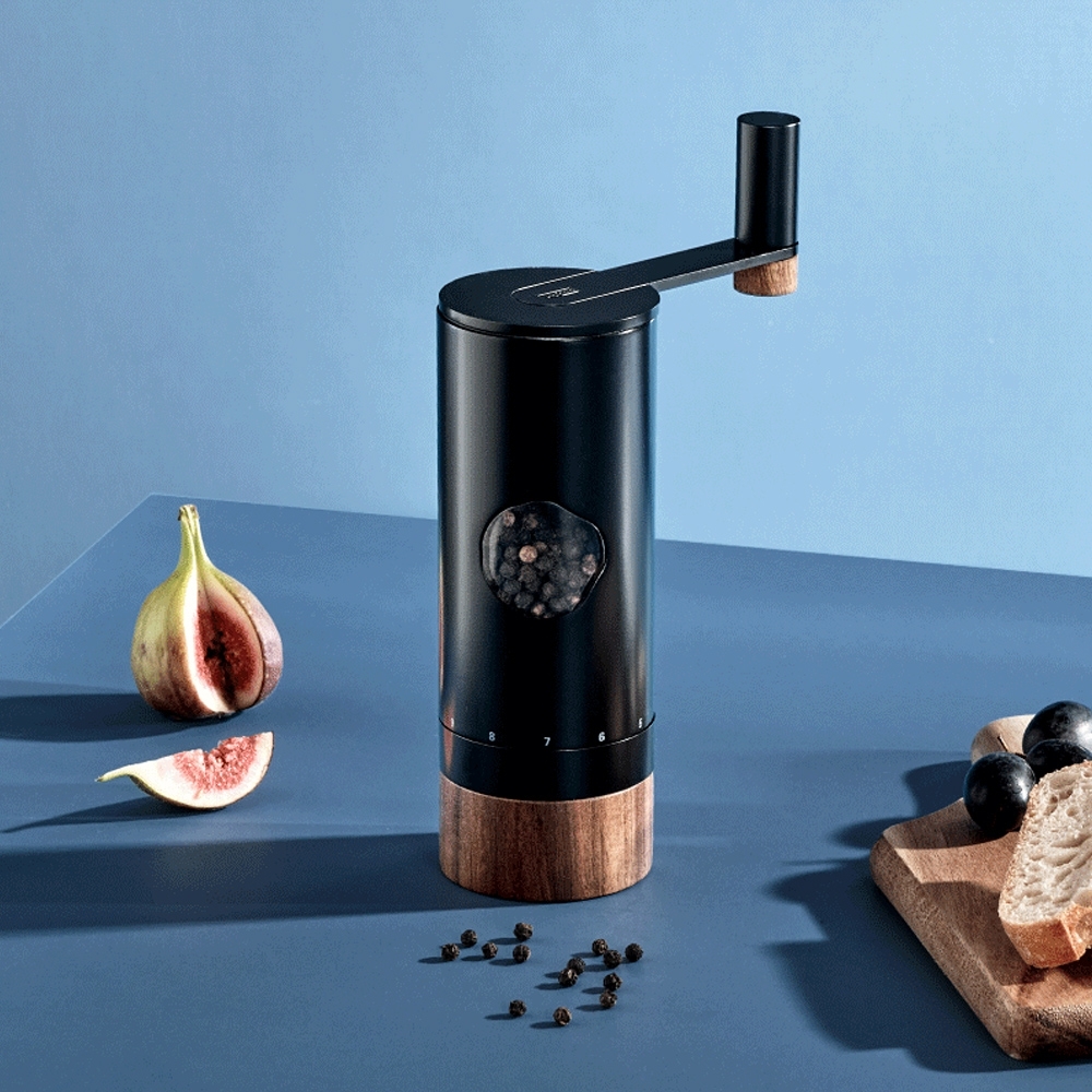 AdHoc PowerMill Black Pfeffer- oder Salzmühle