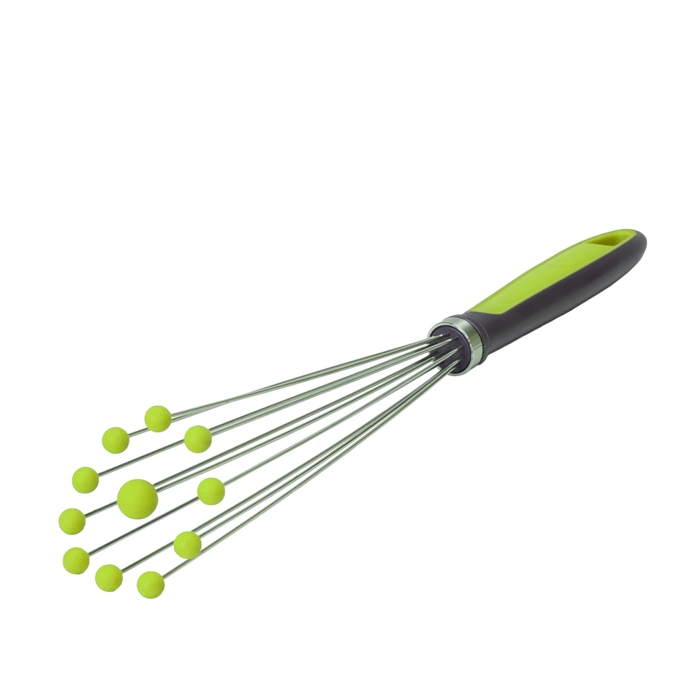 Kochblume - Kugel-Schneebesen - 33,5 cm. limette