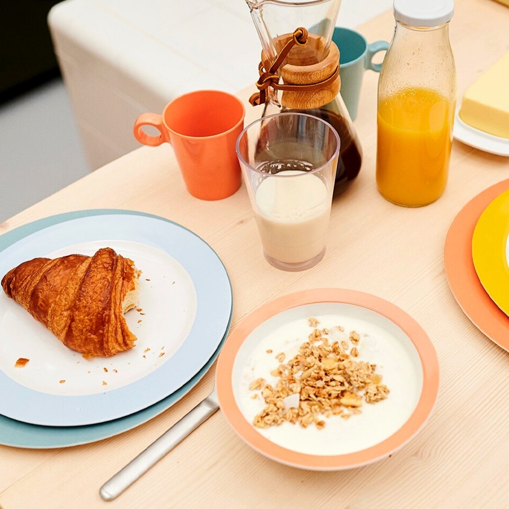 Mepal - Wave Frühstücksteller - verschiedene Farben