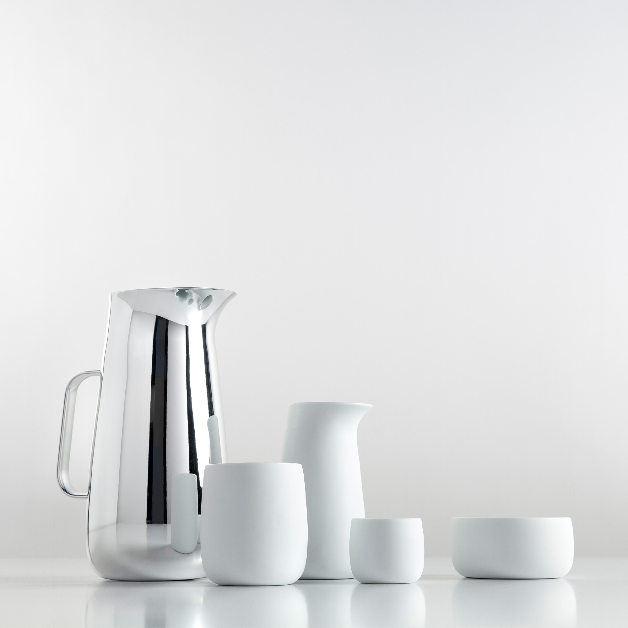 Stelton - Sugar bowl - FOSTER - white