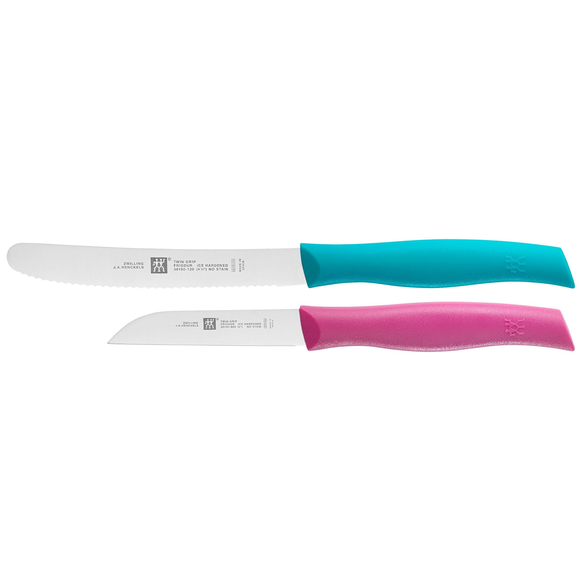 Zwilling - Messerset 2-tlg, pink/türkis Zwilling - Messerset 2-tlg, pink/türkis