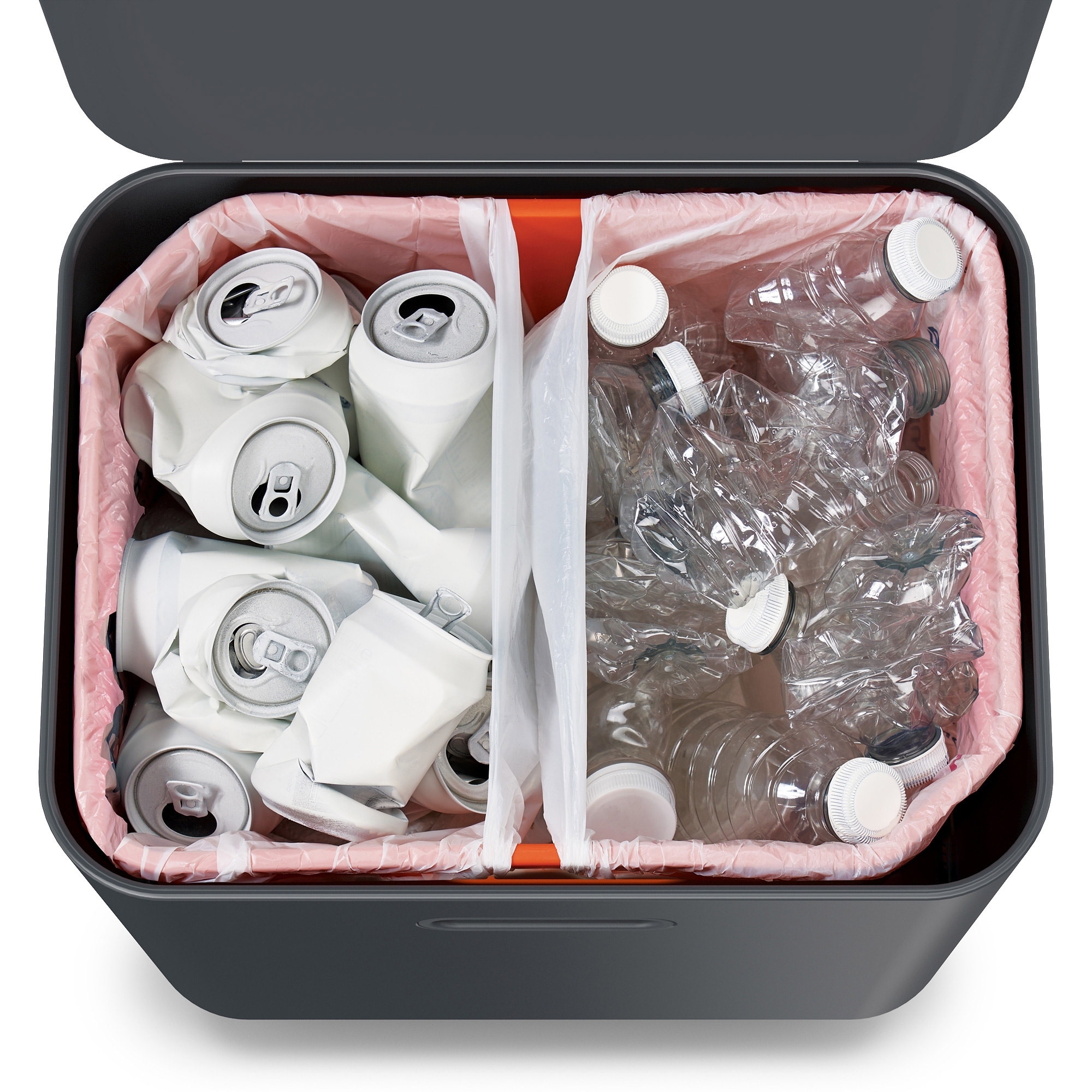 Joseph Joseph - Totem Max 60 L Abfalltrennungs- und Recyclingbehälter - graphit grau