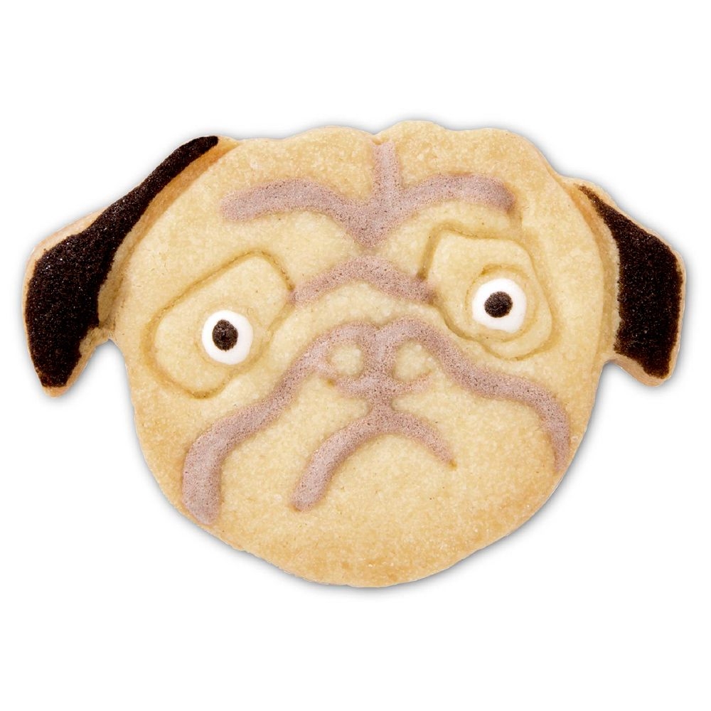 Städter - Cookie cutter Pug face 5,5 cm