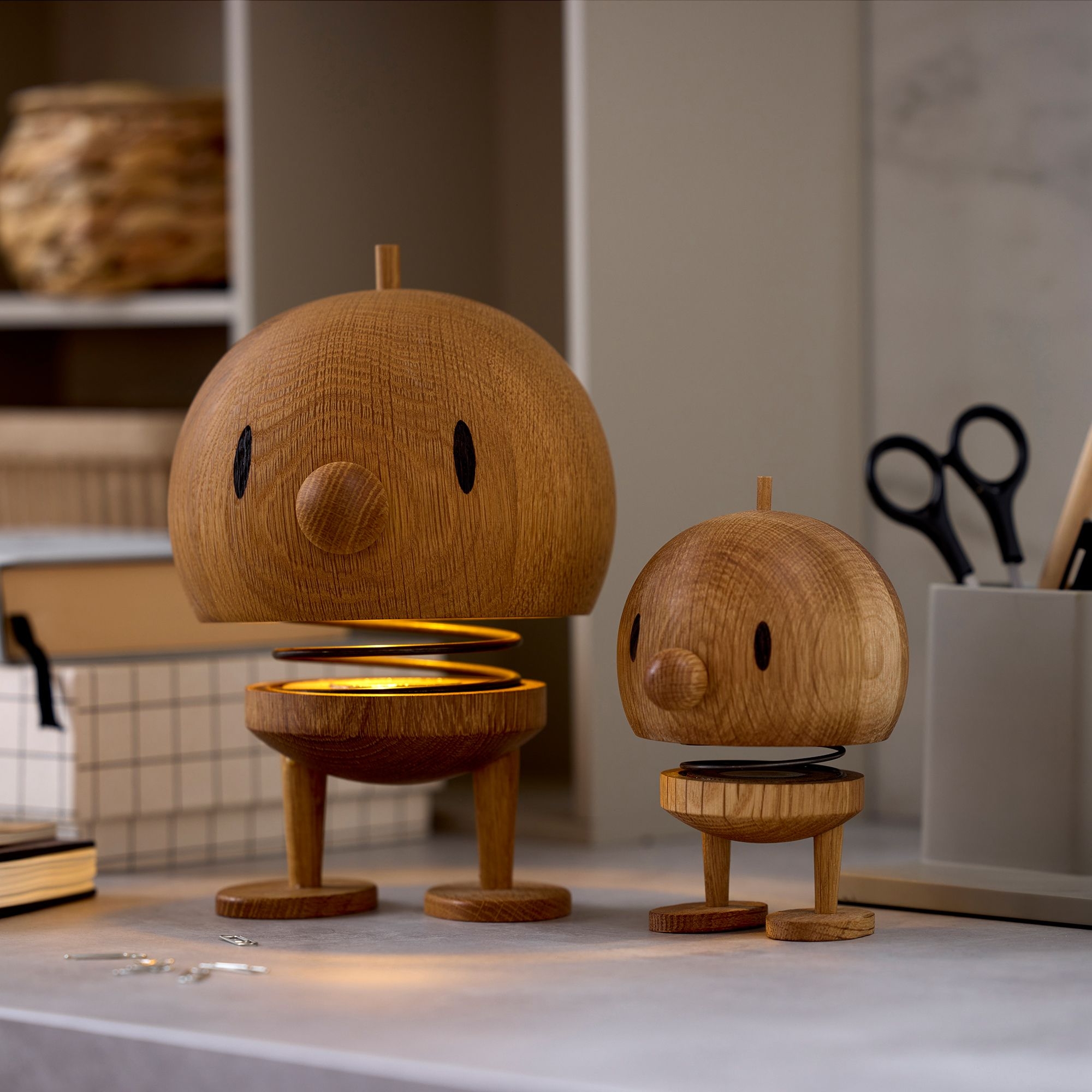 Hoptimist - Oak LED Lamp - L