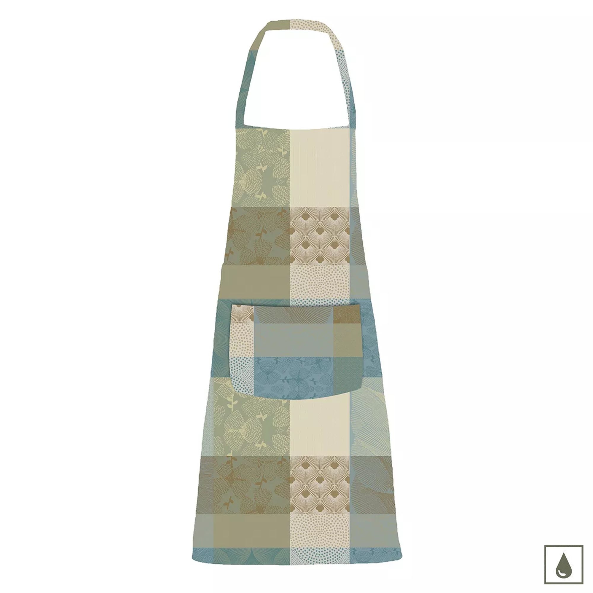 Garnier-Thiebaut - Schürze Mille Zen Ecume 75x85cm - mB Garnier-Thiebaut - Schürze Mille Zen Ecume 75x85cm - mB