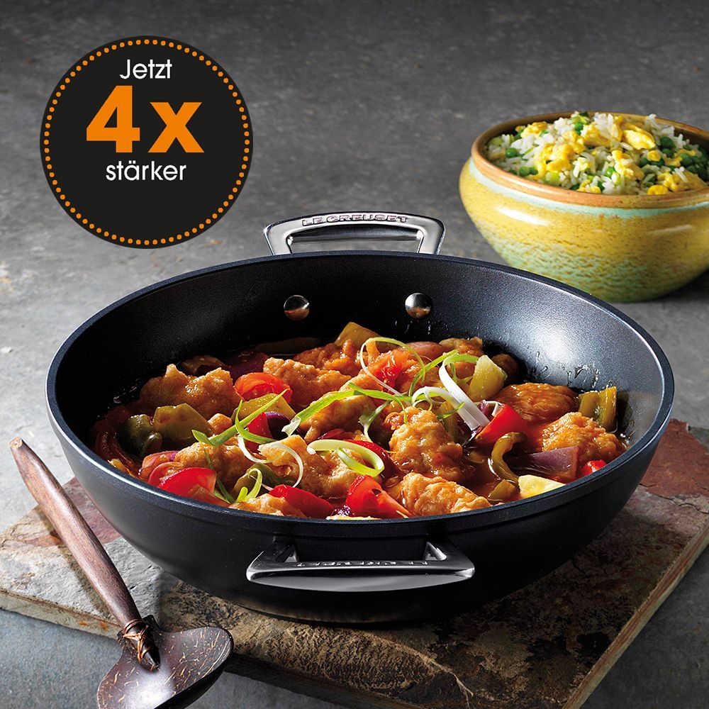 Le Creuset - Aluminium WOK 32 cm - Antihaft Le Creuset - Aluminium WOK 32 cm - Antihaft