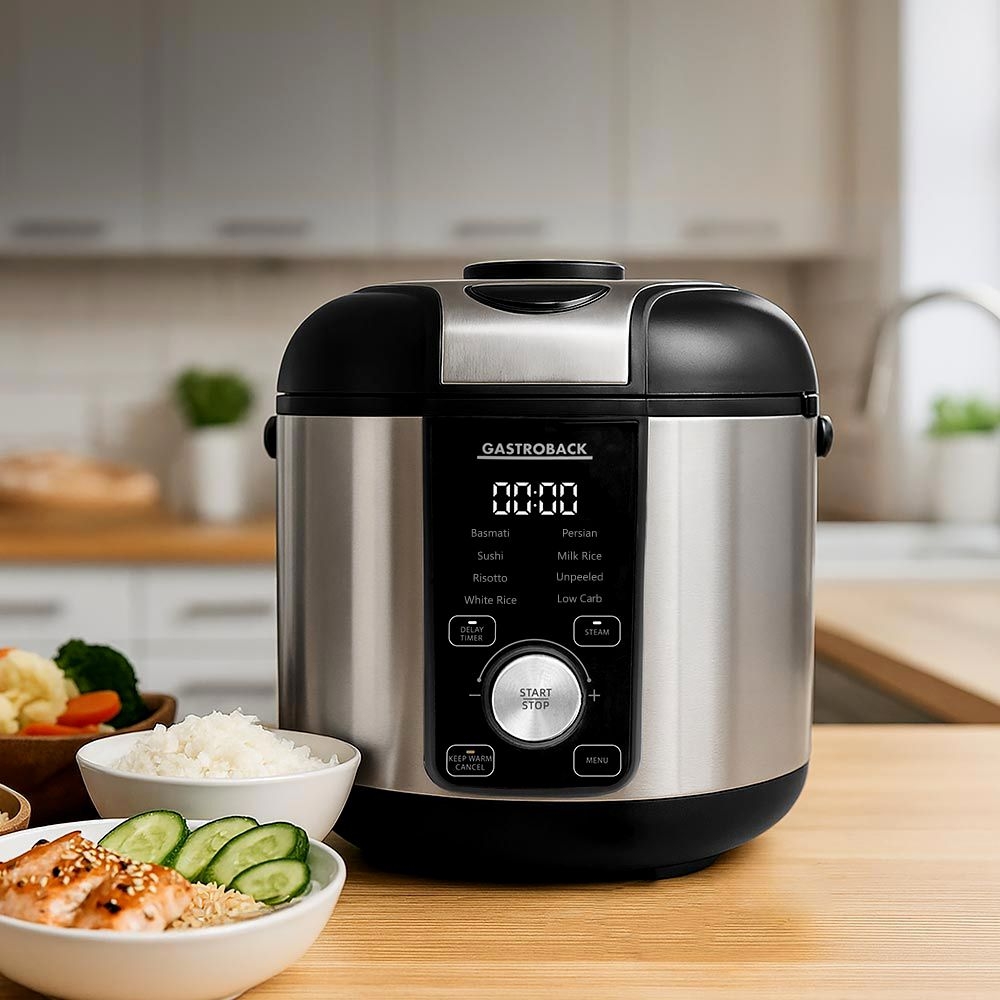 Gastroback - Rice Cooker Rice Control low carb & steam 3 L