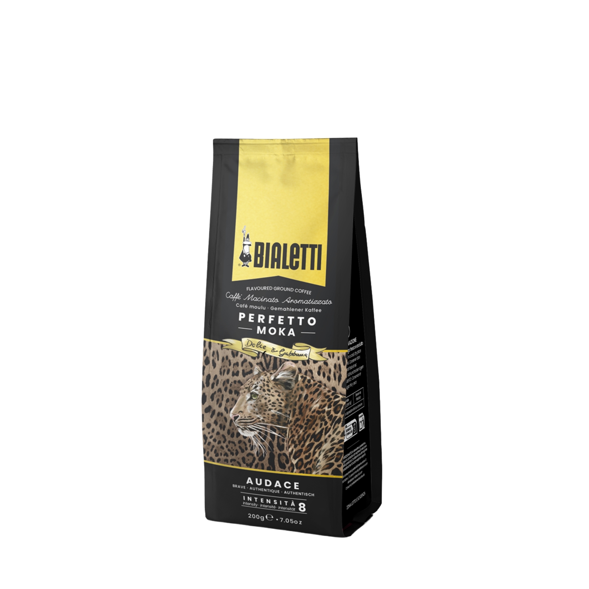 Bialetti - Moka Audace Kaffee, gemahlen - Dolce & Gabbana Leopardo