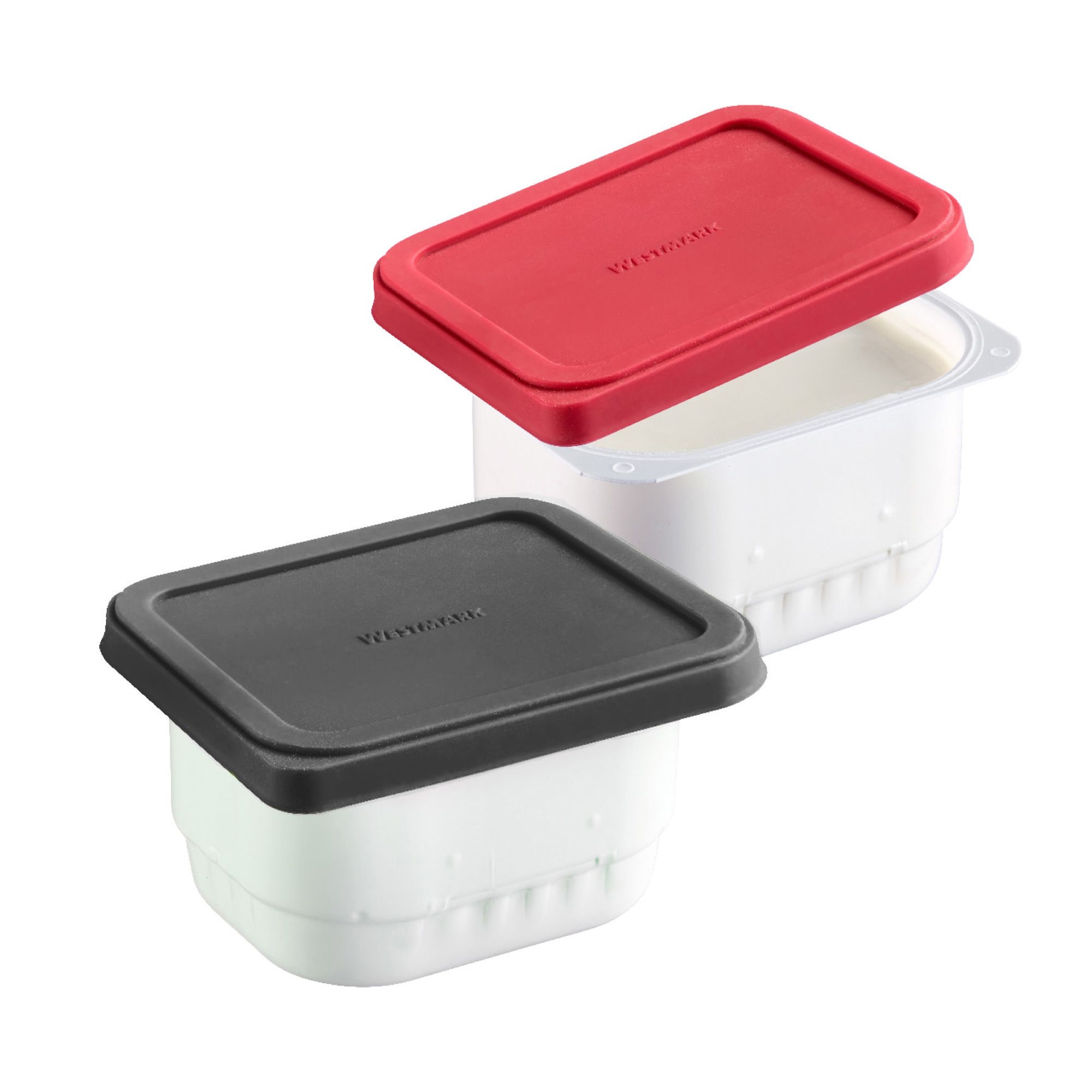 Westmark - 2 Keep-fresh lids, square, 10,5 x 8,5 cm