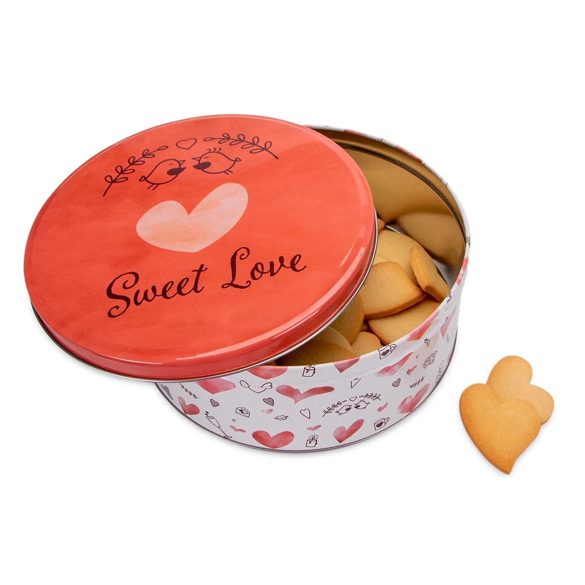 Städter - Plätzchendose - Sweet Love - Bunt - verschiedene Größen und Formen