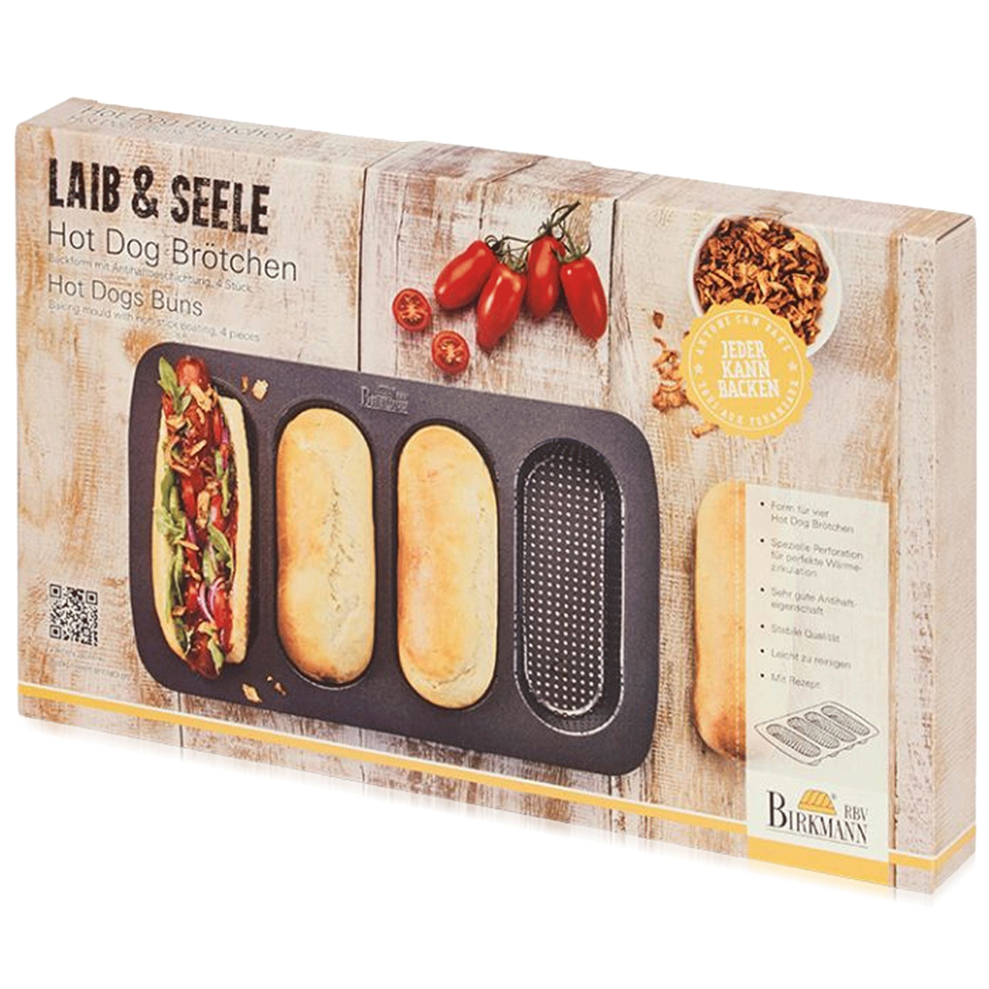 Birkmann - Hot Dog buns sheet