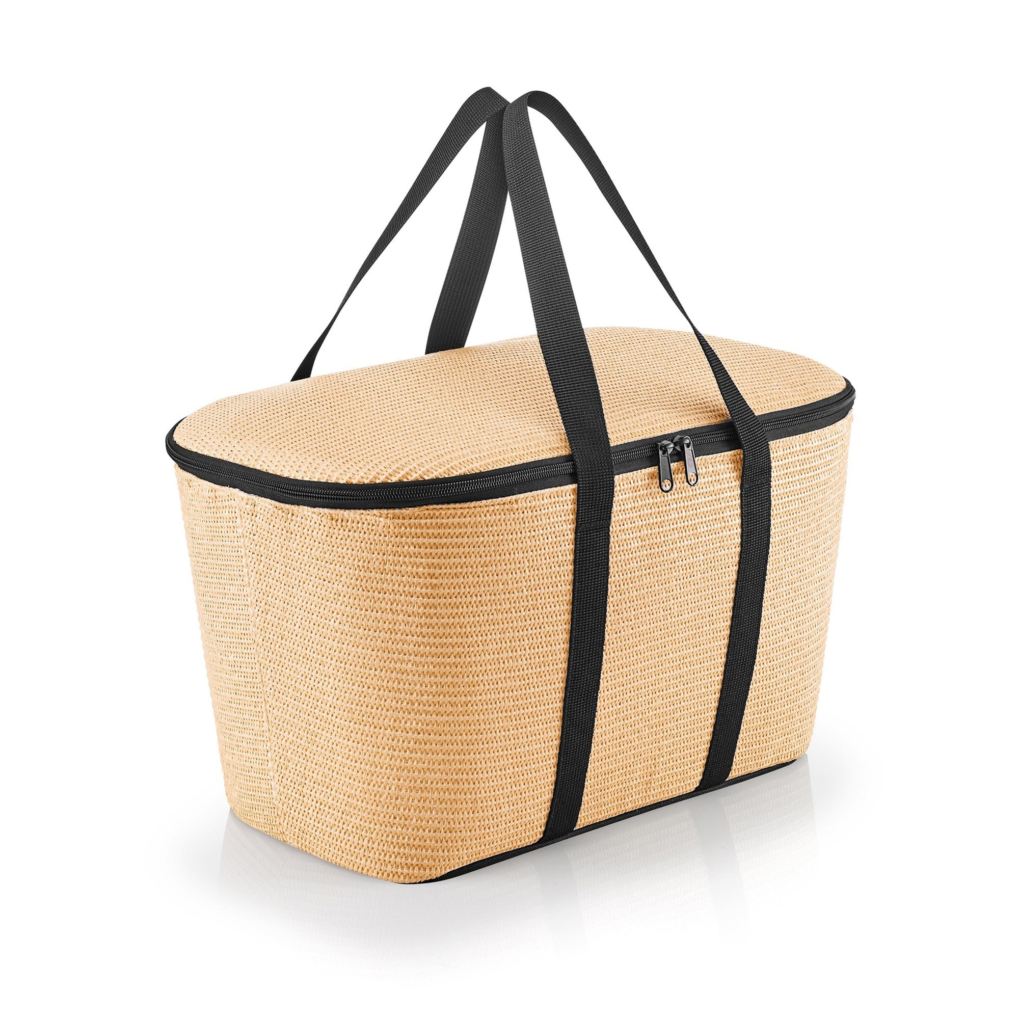 reisenthel - coolerbag - raffia black reisenthel - coolerbag - raffia black