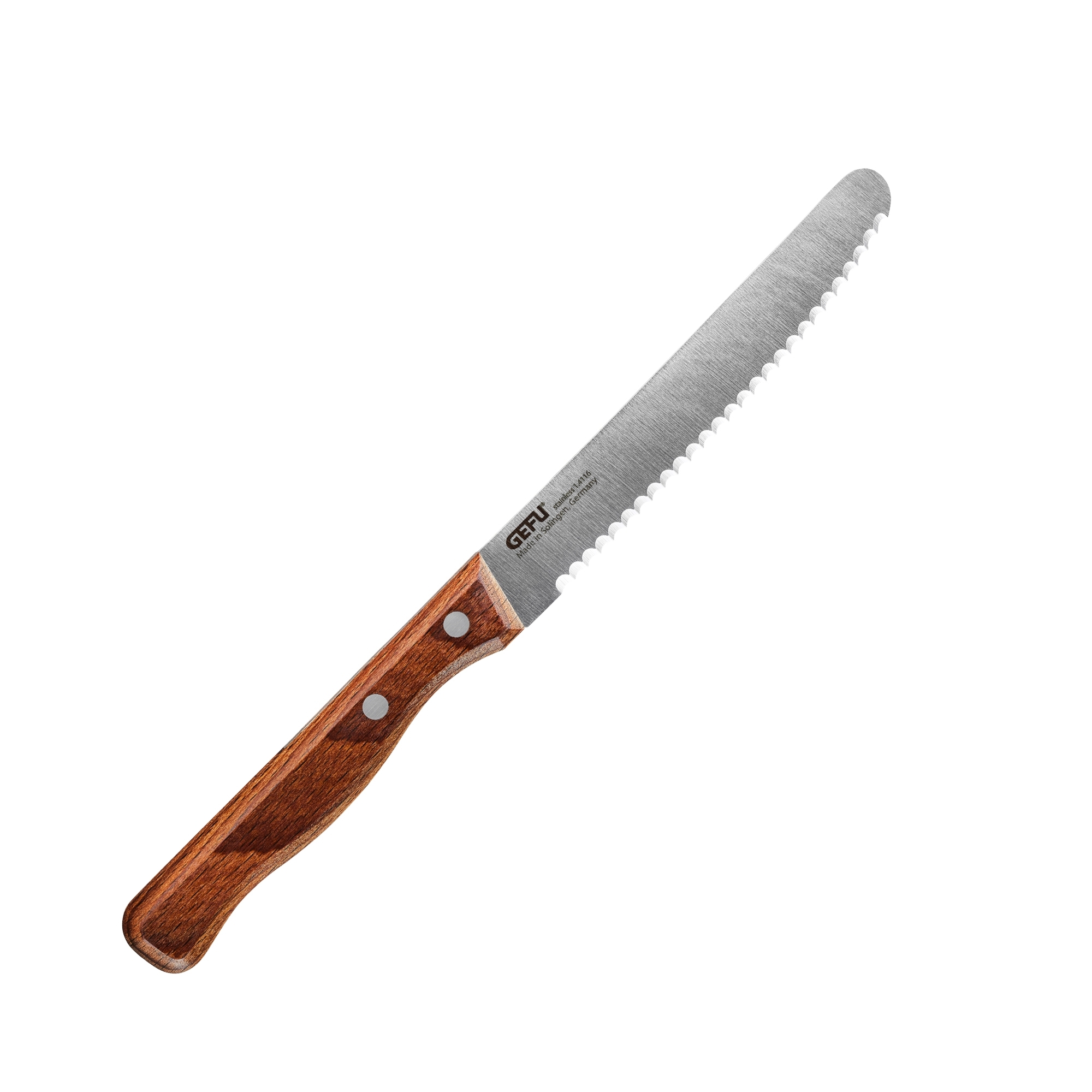 Gefu - Brotzeitmesser STULLE Walnussholz 12cm