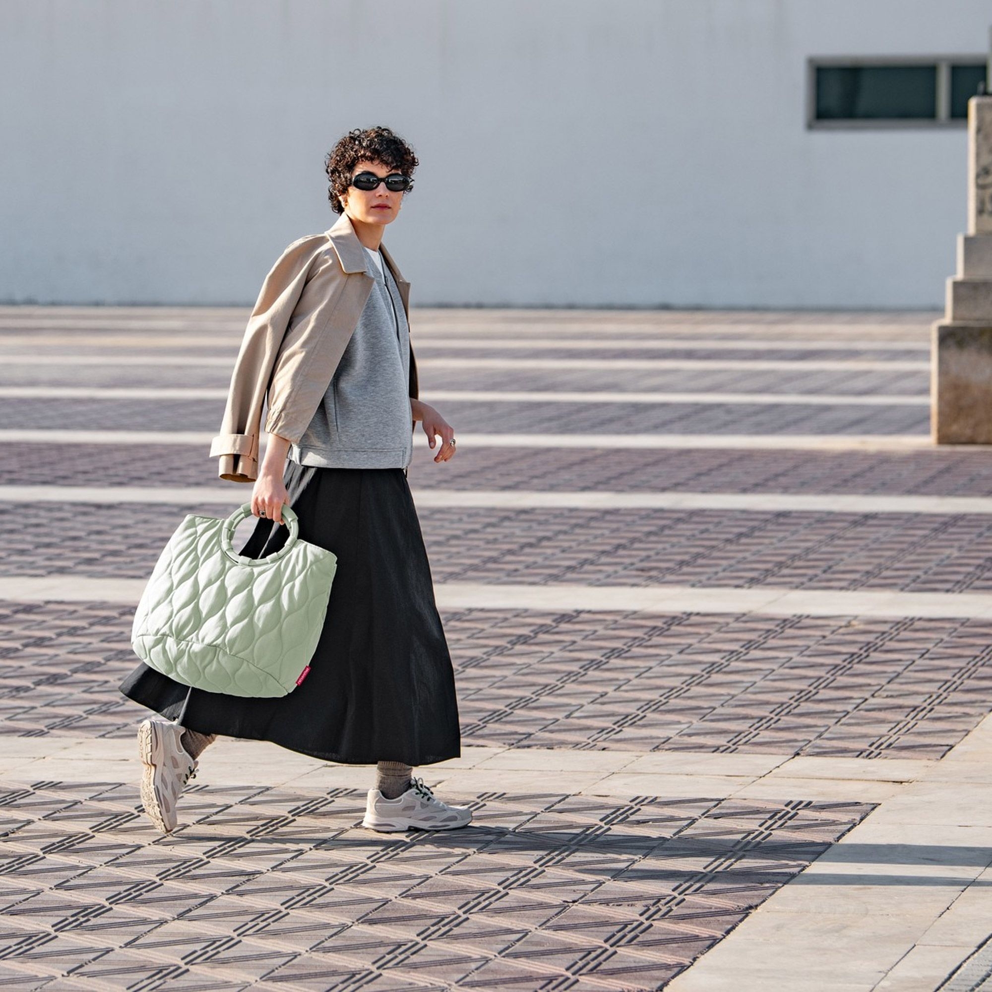 reisenthel - loopbag hobo - puffer iced matcha