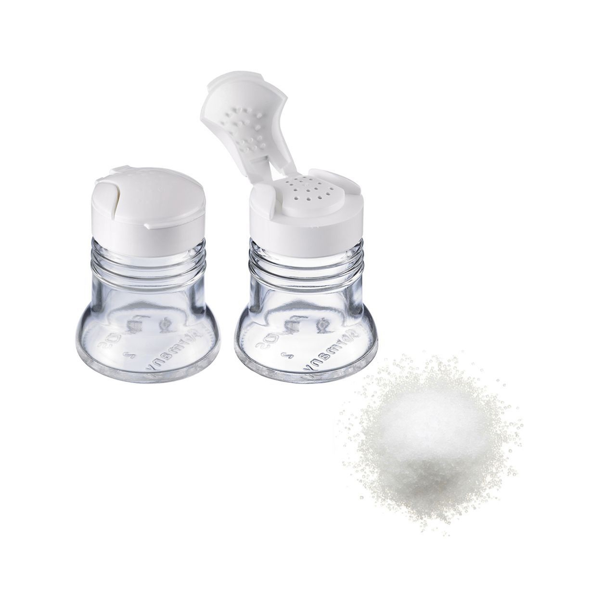 Westmark “Paris-Snap” glass universal shaker with flip lid