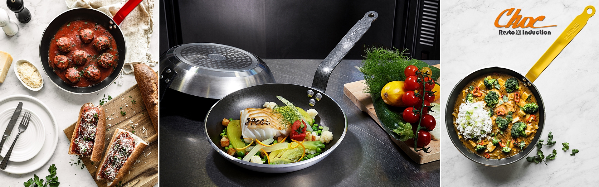 de Buyer - CHOC Antihaft-Kochgeschirr aus starkem Aluminium-Druckguss